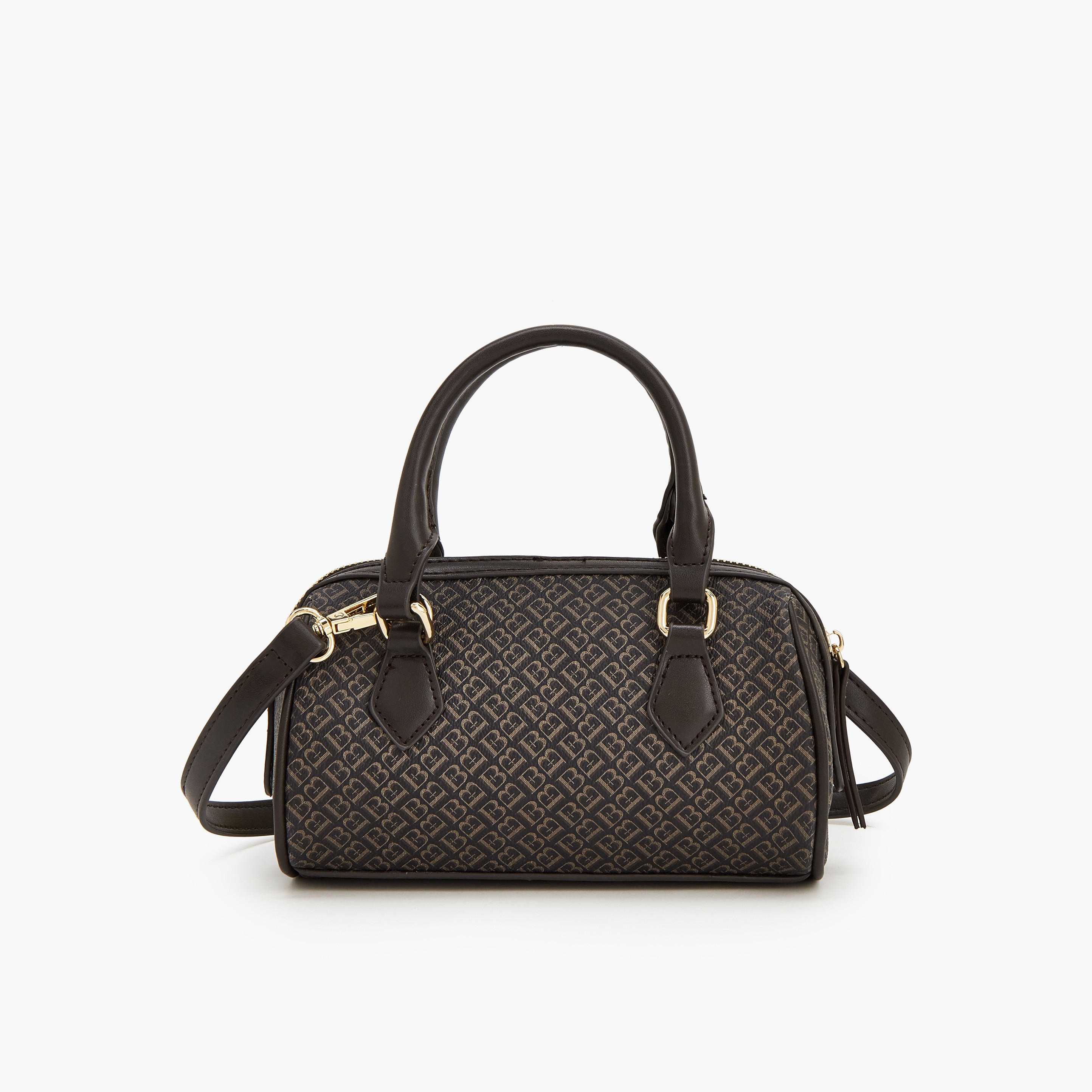 Flora Bella Monogram Print Tote Bag with Double Handles-women-bagsandwallets-handbags-image-5