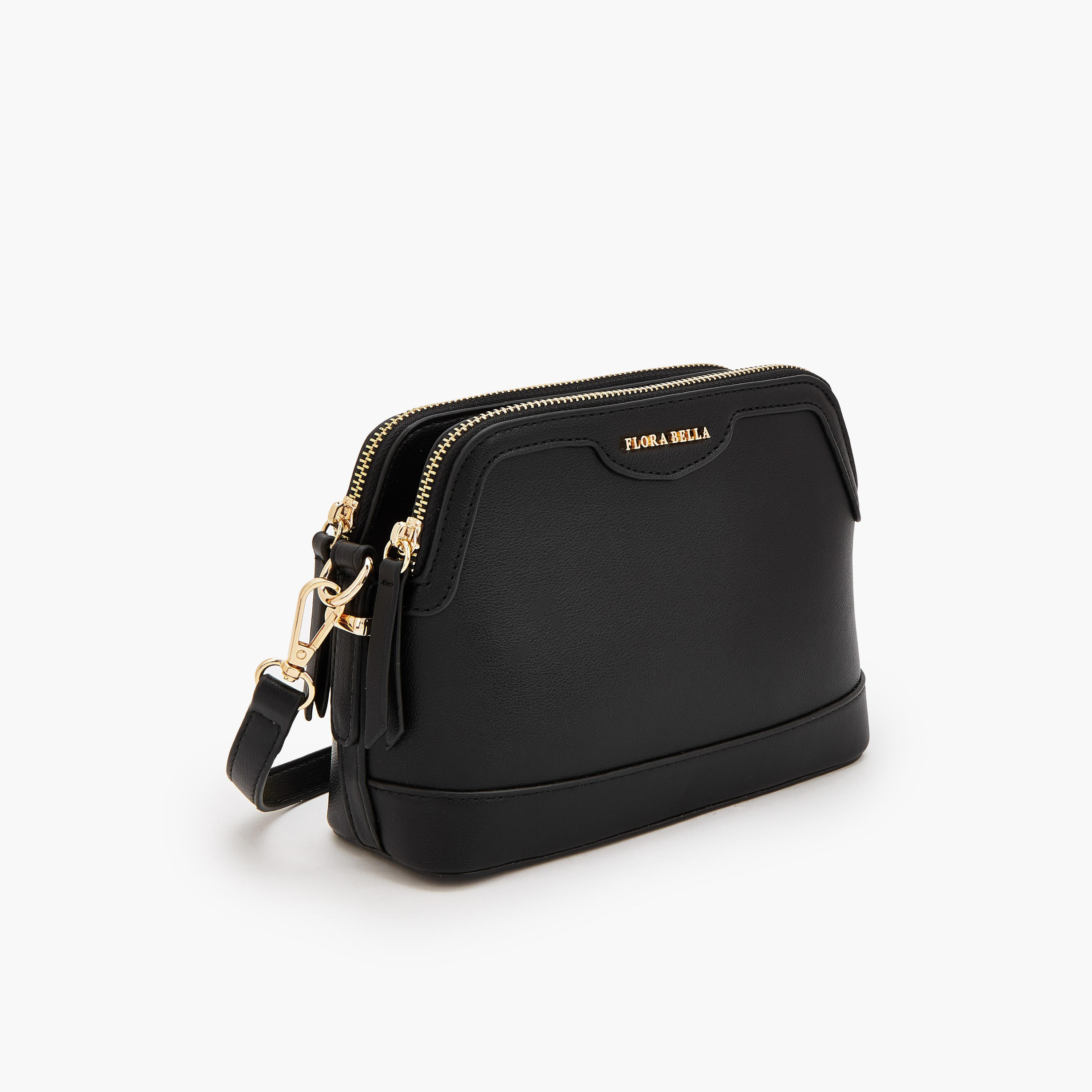 شنطة كروس بودي سادة بحزام قابل للفصل من فلورا بيلا-women-bagsandwallets-handbags-image-3