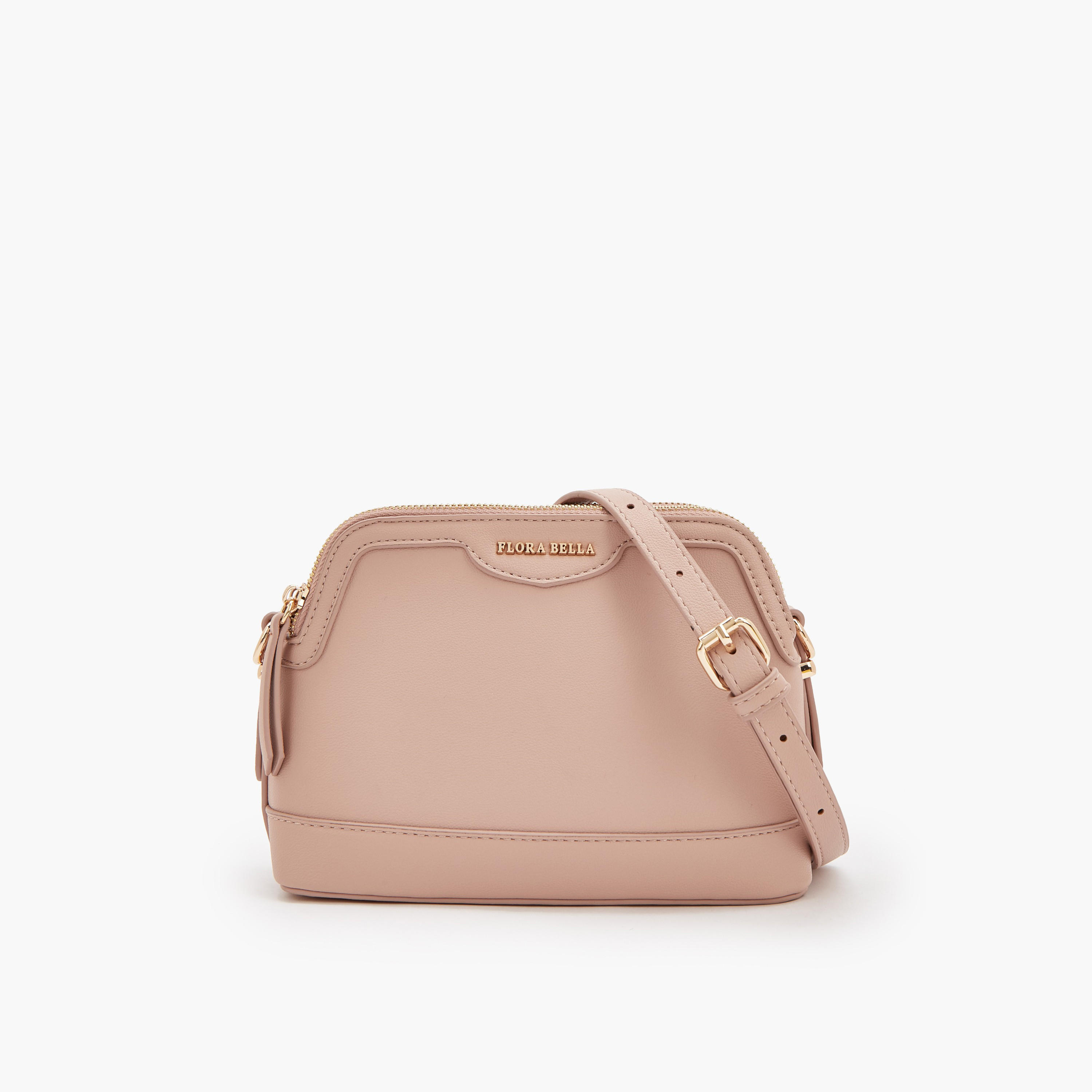 Flora Bella Solid Crossbody Bag with Detachable Strap-women-bagsandwallets-handbags-image-1