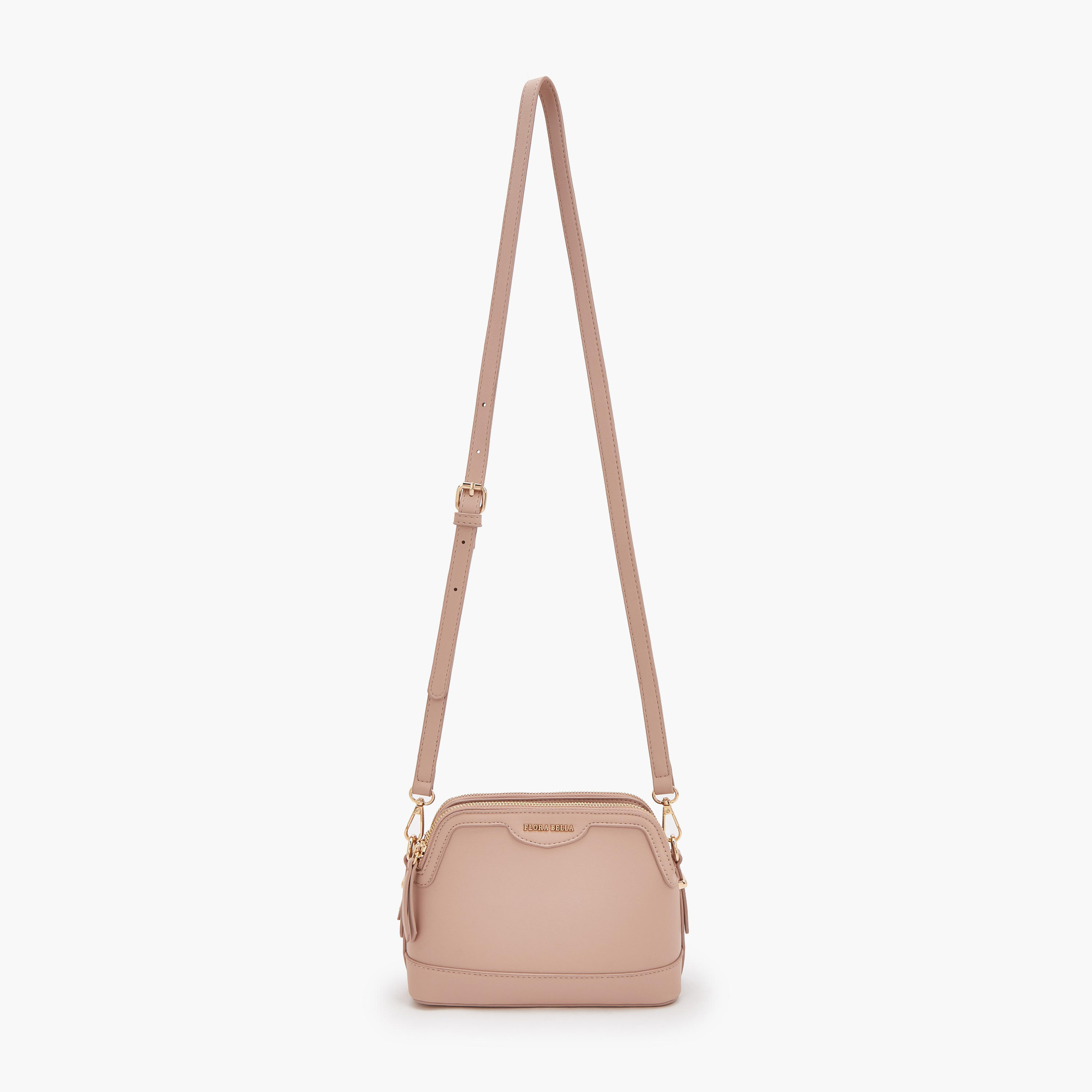 Flora Bella Solid Crossbody Bag with Detachable Strap-women-bagsandwallets-handbags-image-2