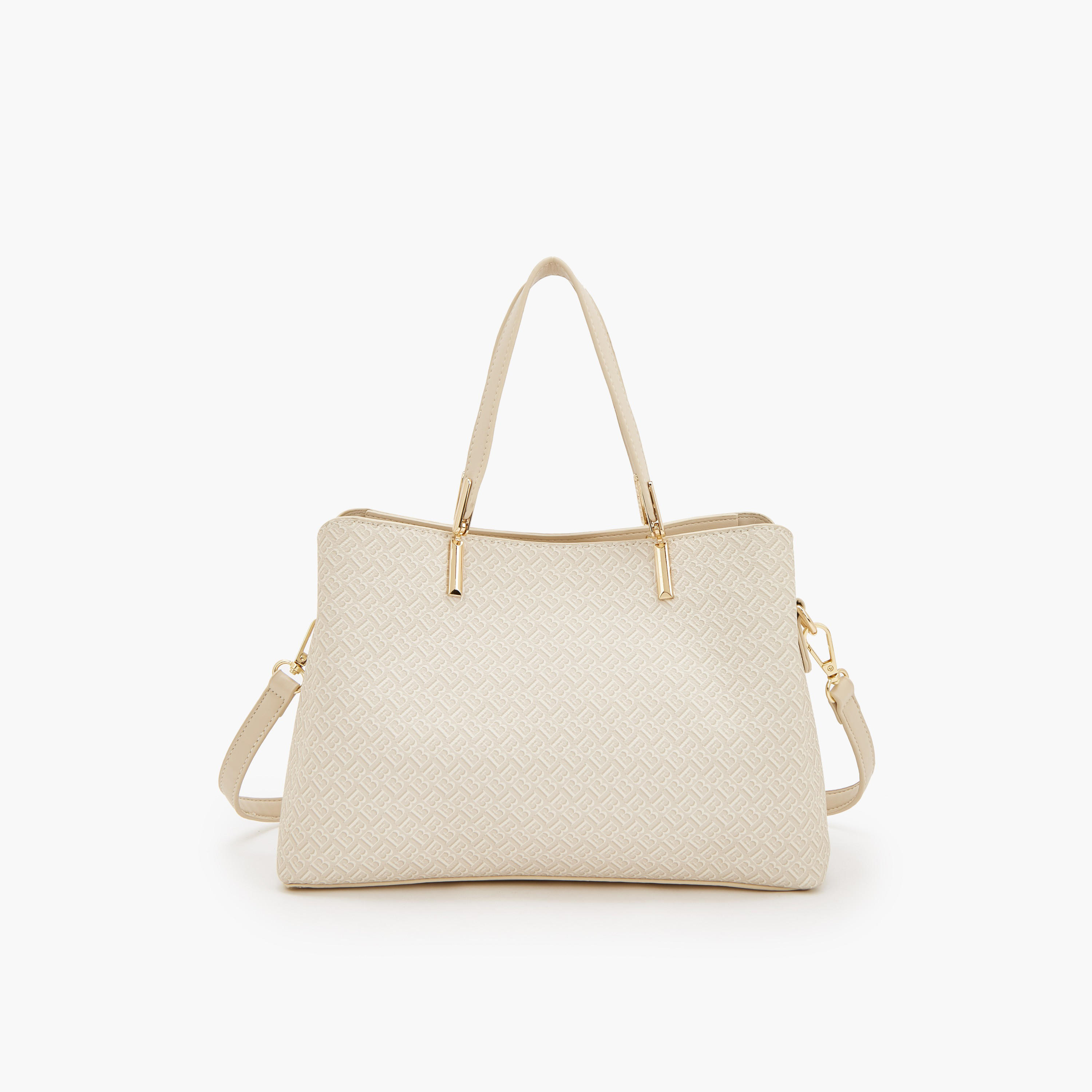 Flora Bella Monogram Print Tote Bag with Detachable Strap-women-bagsandwallets-handbags-image-1