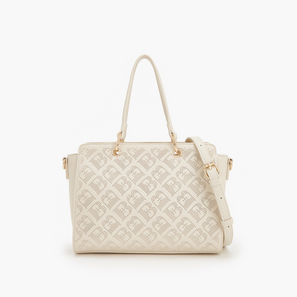 Flora Bella Monogram Tote Bag with Double Handles-women-image-1