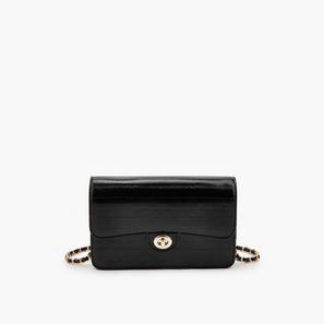 Flora Bella Textured Crossbody Bag with Chain Strap-women-image-1