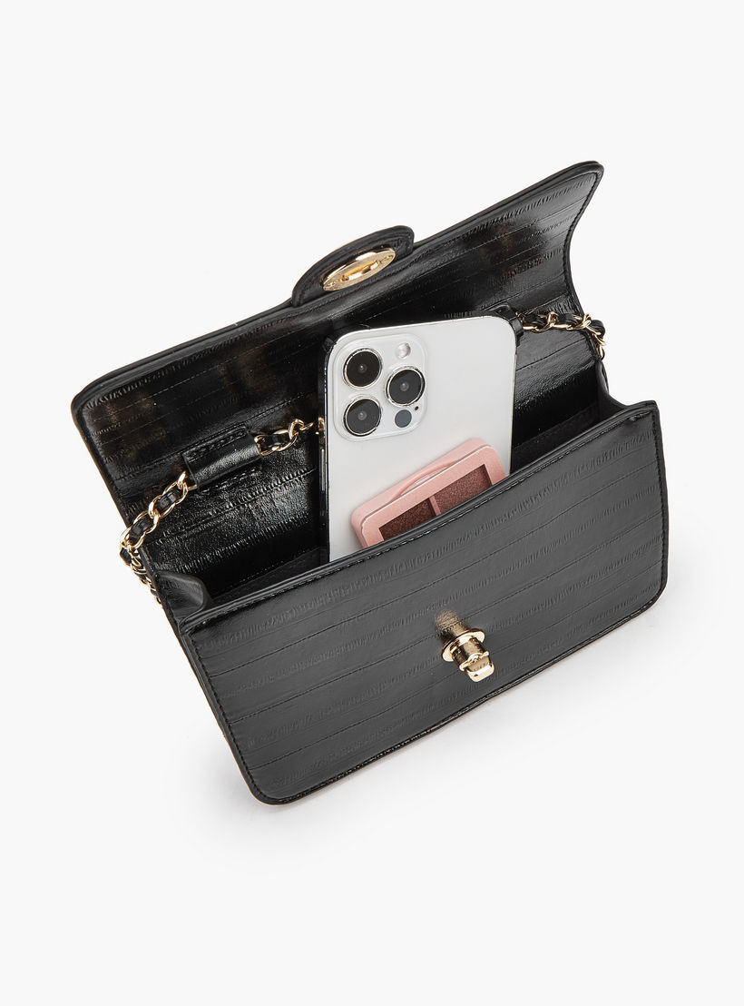 Flora Bella Textured Crossbody Bag with Chain Strap-women-bagsandwallets-handbags-image-7