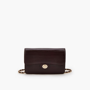 شنطة كروس بودي بارزة الملمس بحزام سلسلة من فلورا بيلا-women-bagsandwallets-handbags-image-1