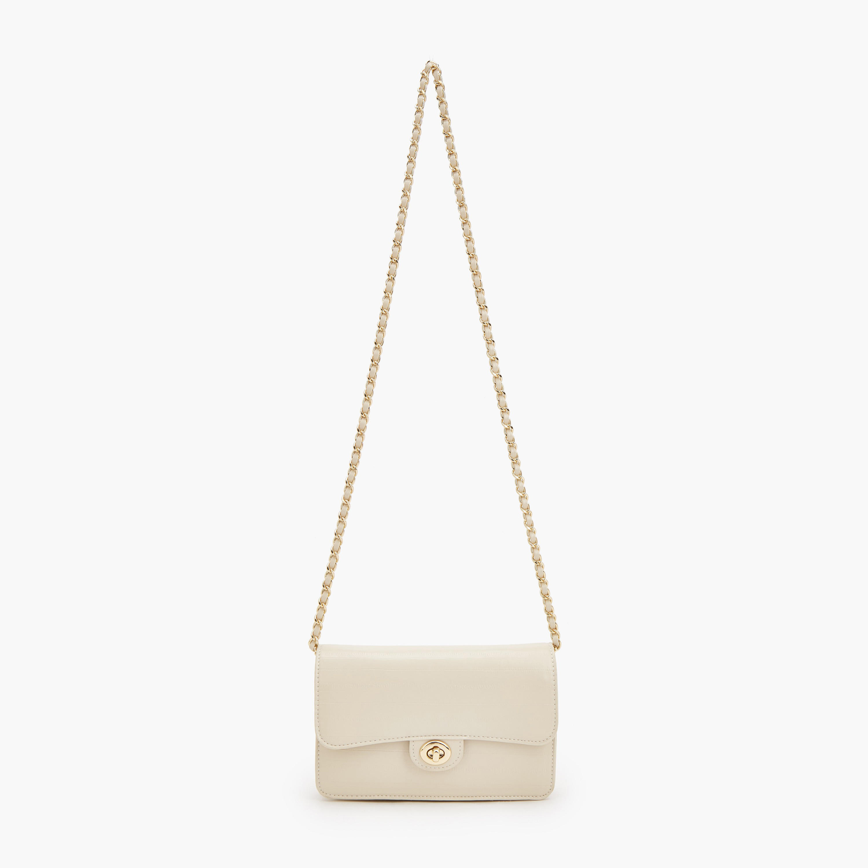 شنطة كروس بودي بارزة الملمس بحزام سلسلة من فلورا بيلا-women-bagsandwallets-handbags-image-2