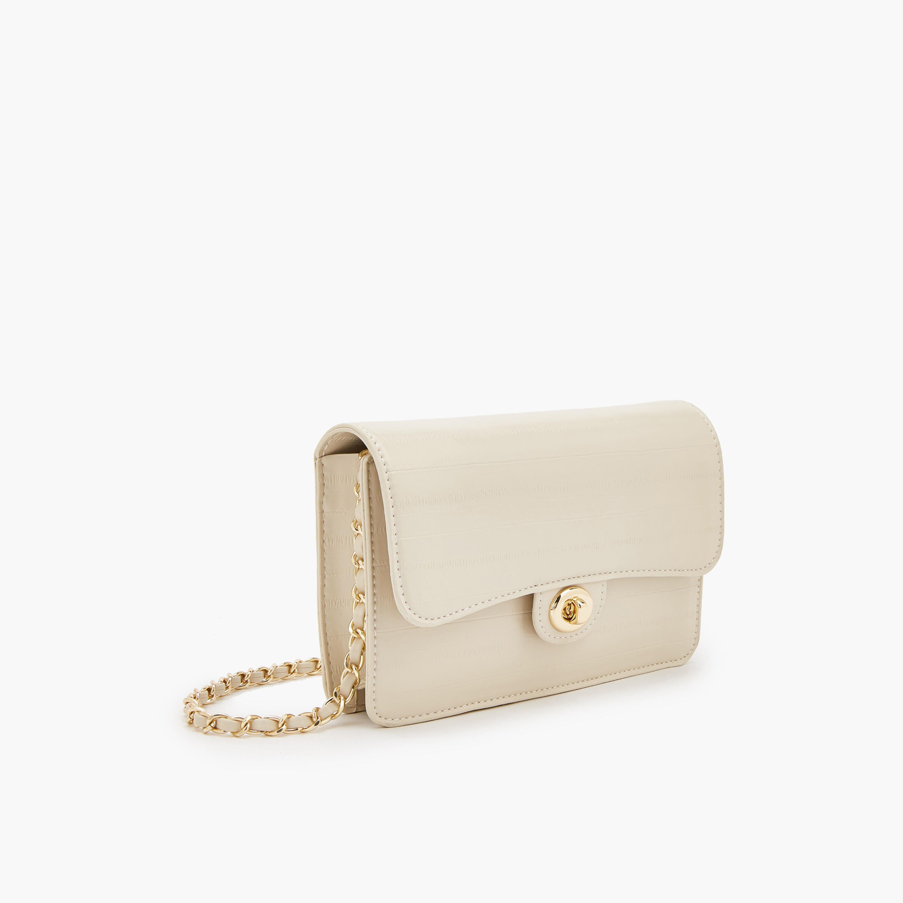 شنطة كروس بودي بارزة الملمس بحزام سلسلة من فلورا بيلا-women-bagsandwallets-handbags-image-3