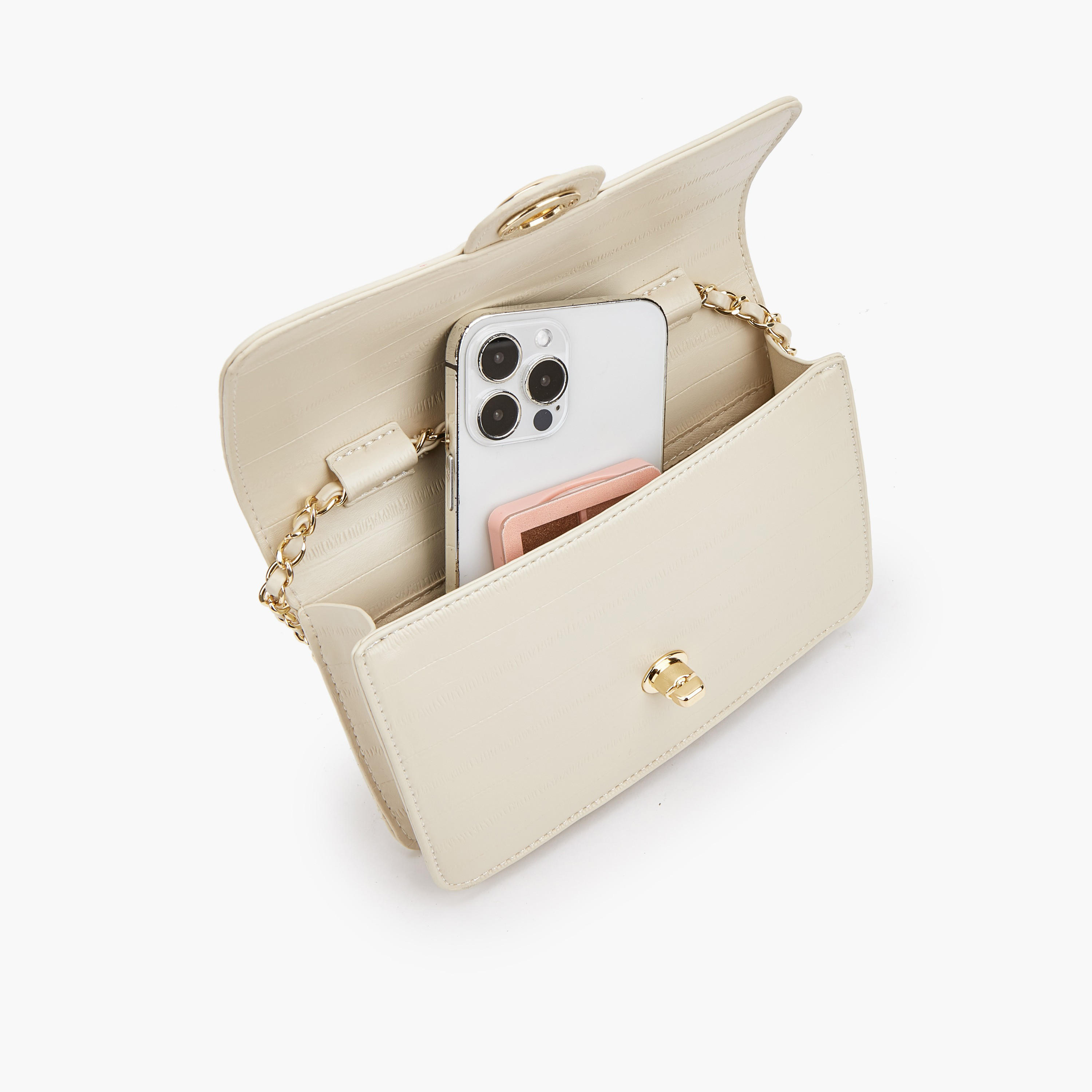 شنطة كروس بودي بارزة الملمس بحزام سلسلة من فلورا بيلا-women-bagsandwallets-handbags-image-7