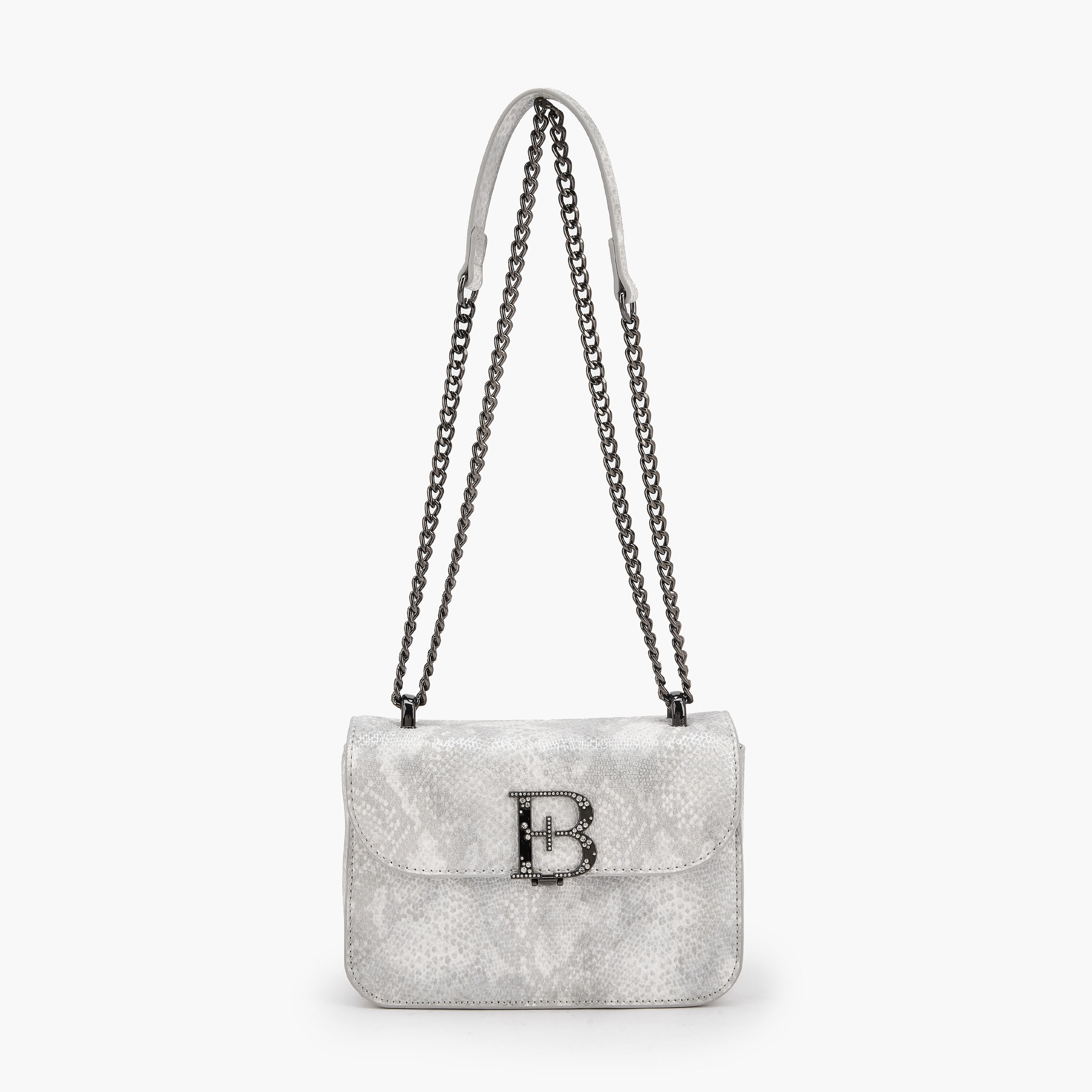 Flora Bella Textured Crossbody Bag with Chain Strap-women-bagsandwallets-handbags-image-1