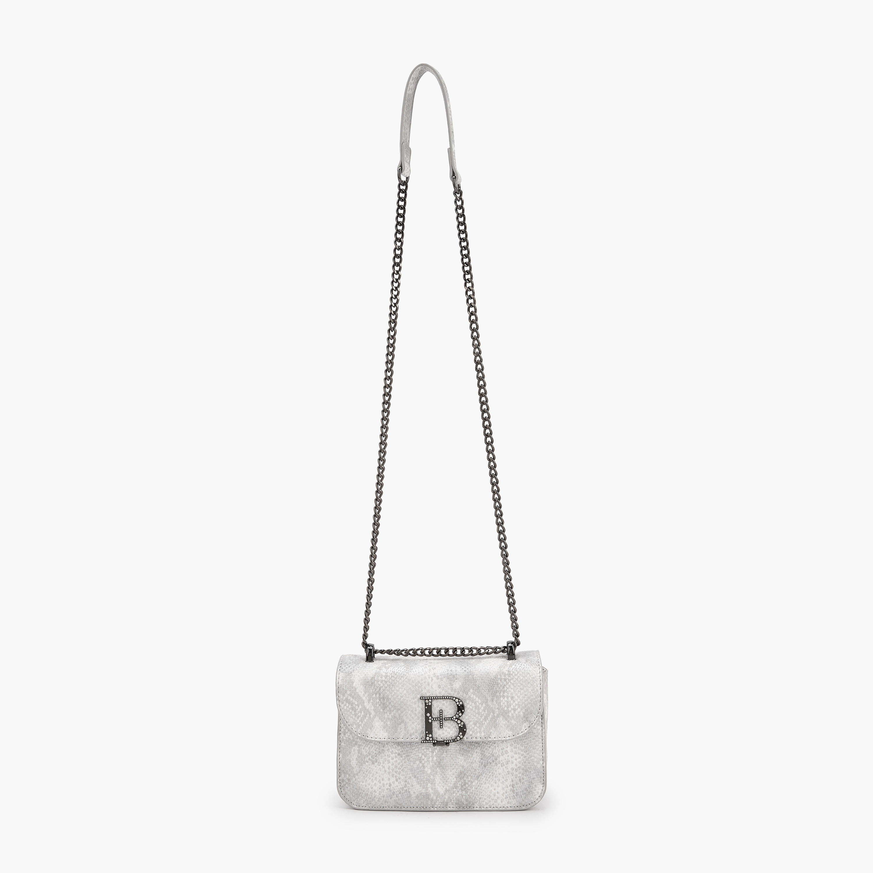Flora Bella Textured Crossbody Bag with Chain Strap-women-bagsandwallets-handbags-image-2