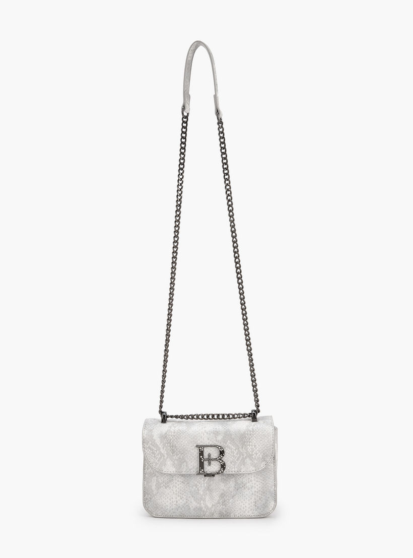 Flora Bella Textured Crossbody Bag with Chain Strap-women-bagsandwallets-handbags-image-2