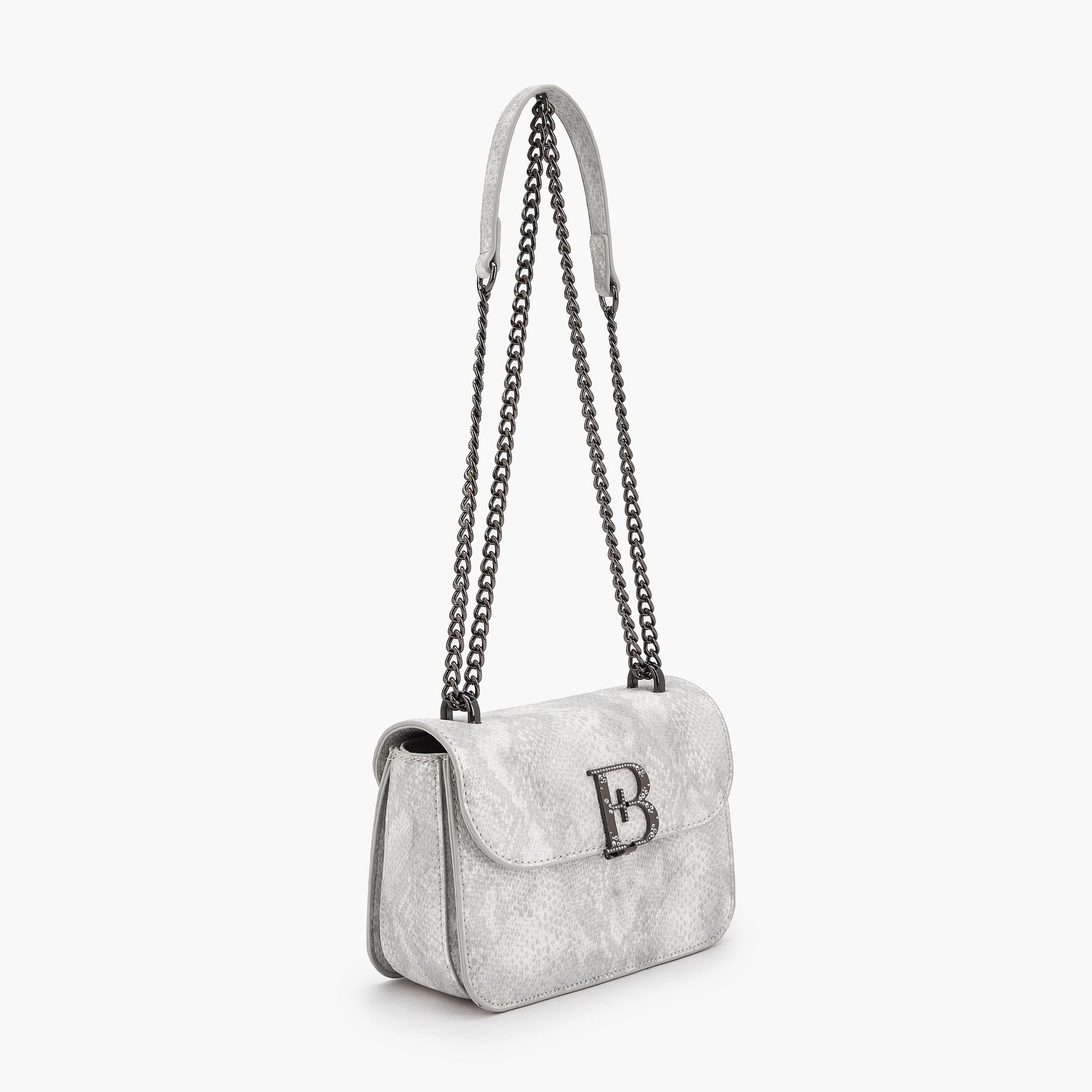 Flora Bella Textured Crossbody Bag with Chain Strap-women-bagsandwallets-handbags-image-3
