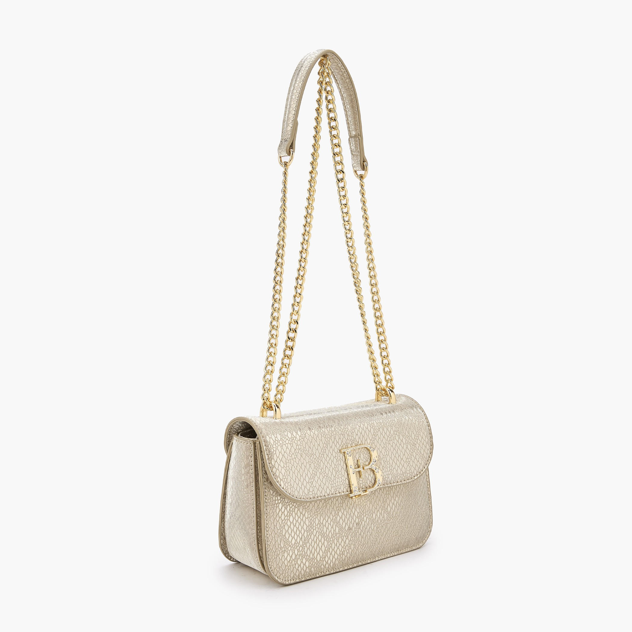 Flora Bella Textured Crossbody Bag with Chain Strap-women-bagsandwallets-handbags-image-3