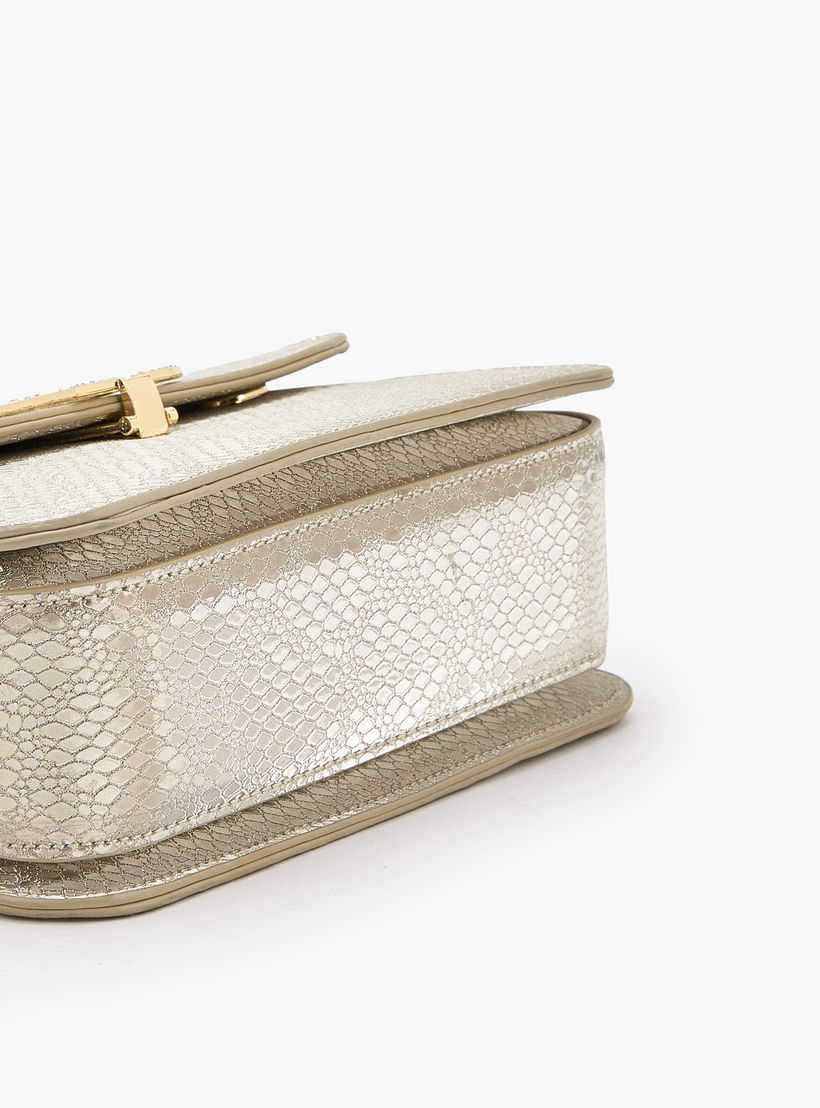 Flora Bella Textured Crossbody Bag with Chain Strap-women-bagsandwallets-handbags-image-6