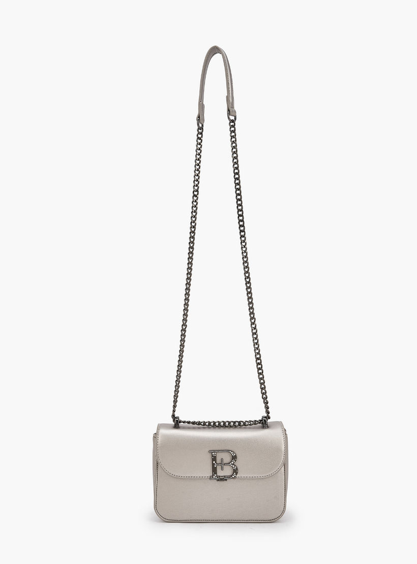 شنطة كروس بودي بارزة الملمس بحزام سلسلة من فلورا بيلا-women-bagsandwallets-handbags-image-2