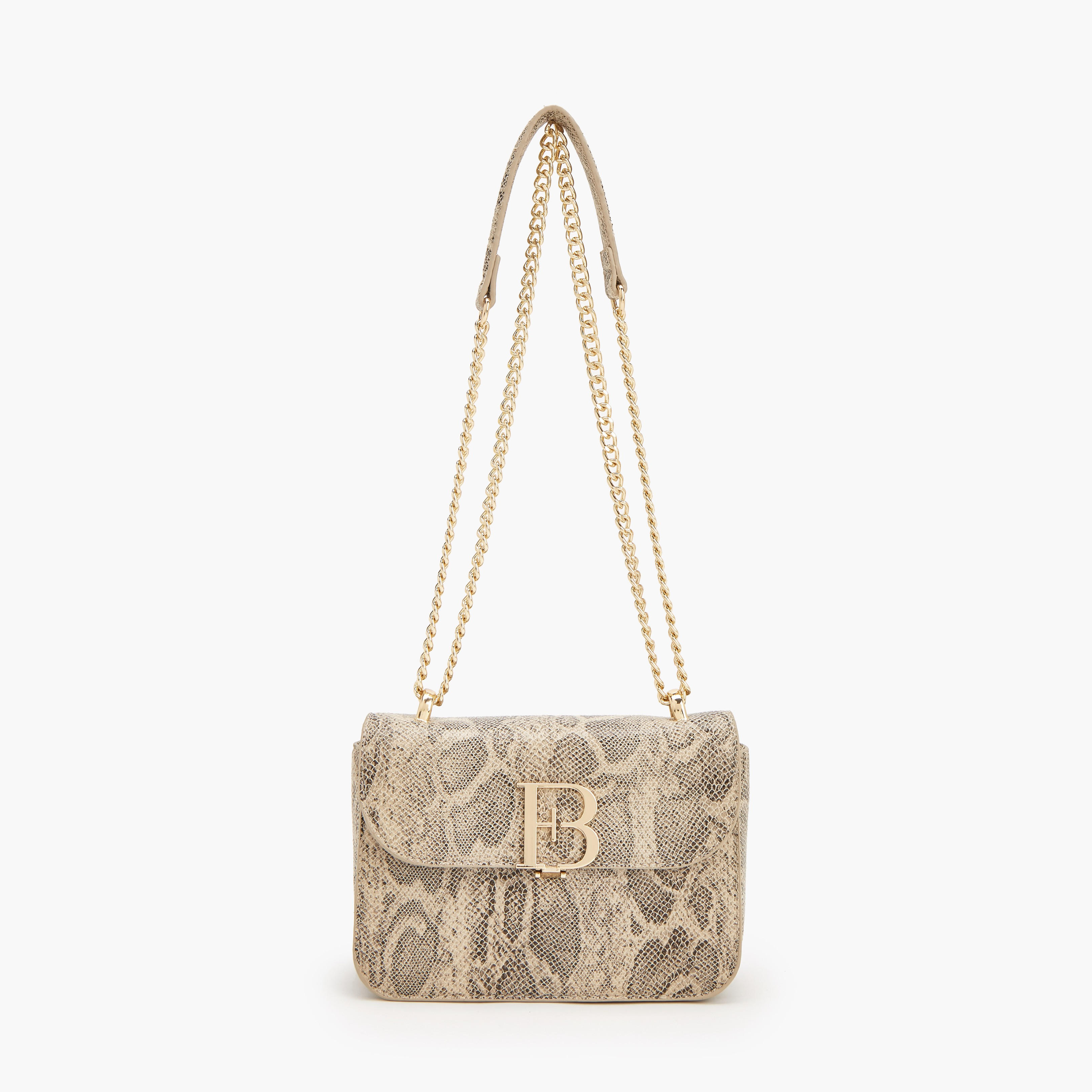 Flora Bella Animal Print Crossbody Bag with Chain Strap-women-bagsandwallets-handbags-image-1
