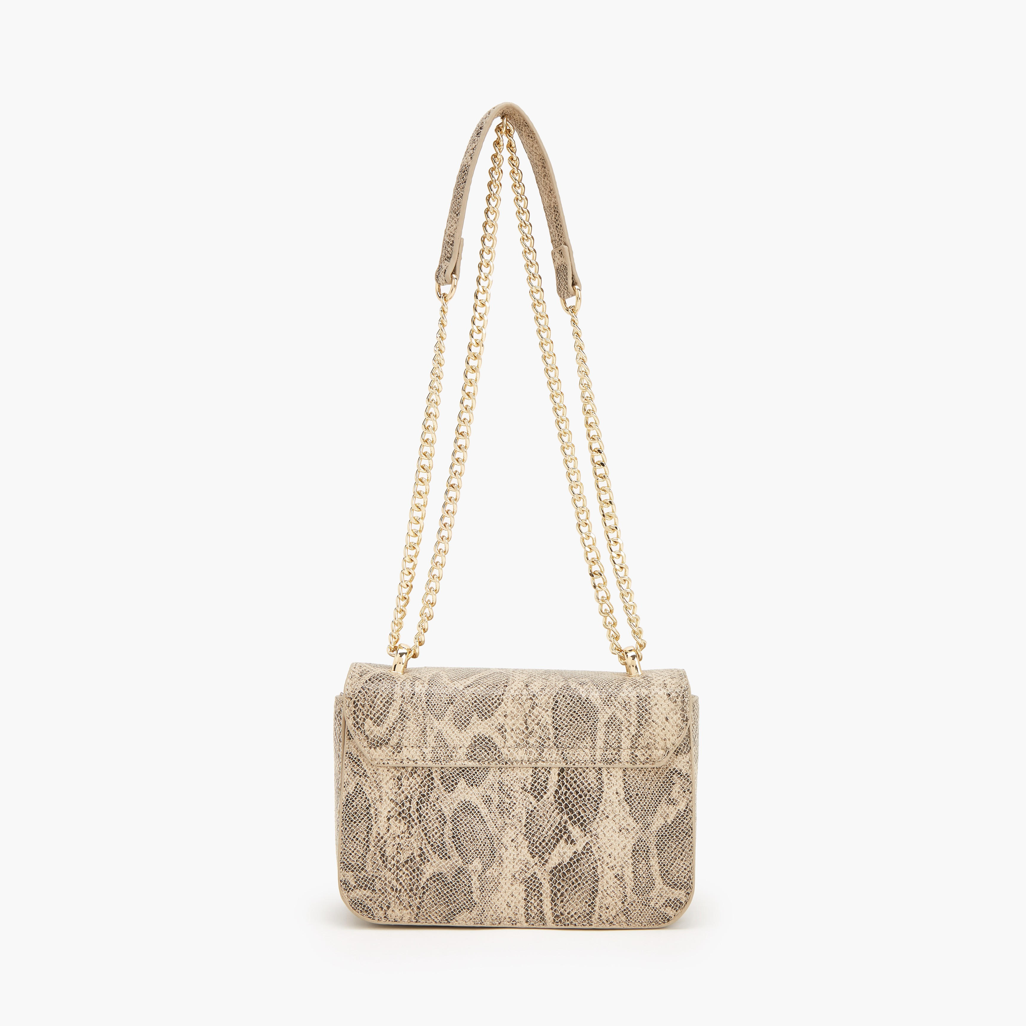 Flora Bella Animal Print Crossbody Bag with Chain Strap-women-bagsandwallets-handbags-image-5