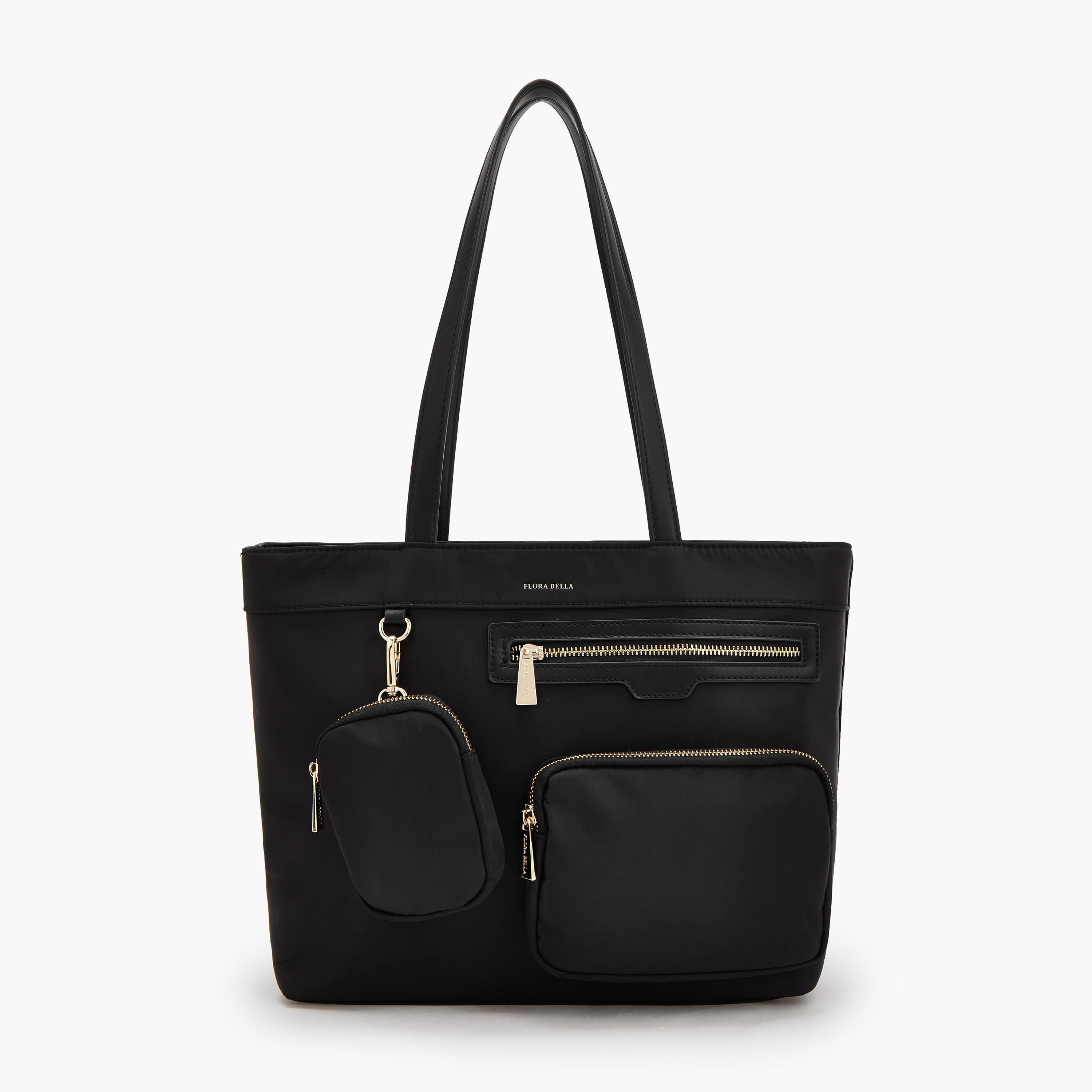 Flora Bella Solid Tote Bag with Double Handle-women-bagsandwallets-handbags-image-1