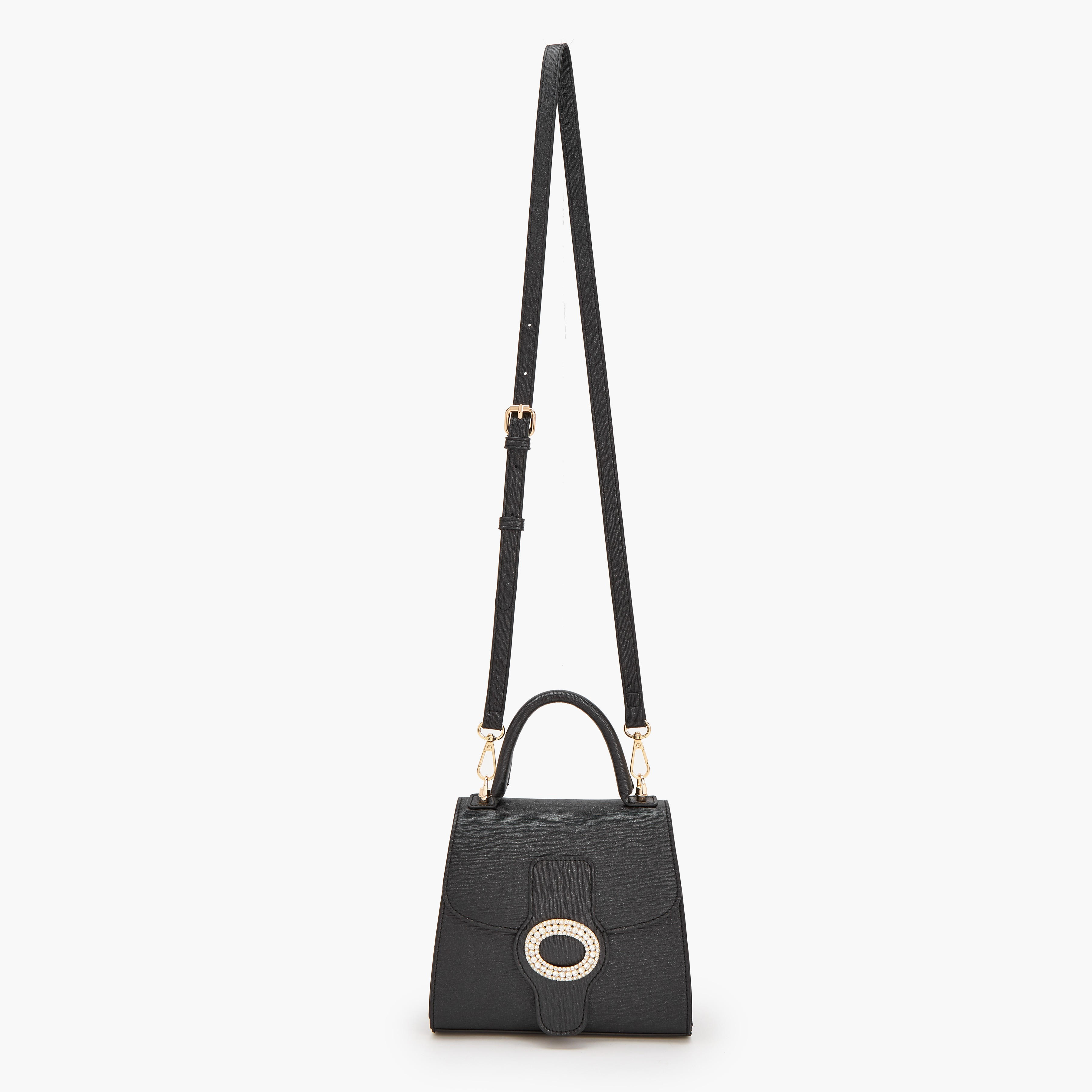 Flora Bella Embellished Satchel Bag with Detachable Strap-women-bagsandwallets-handbags-image-2