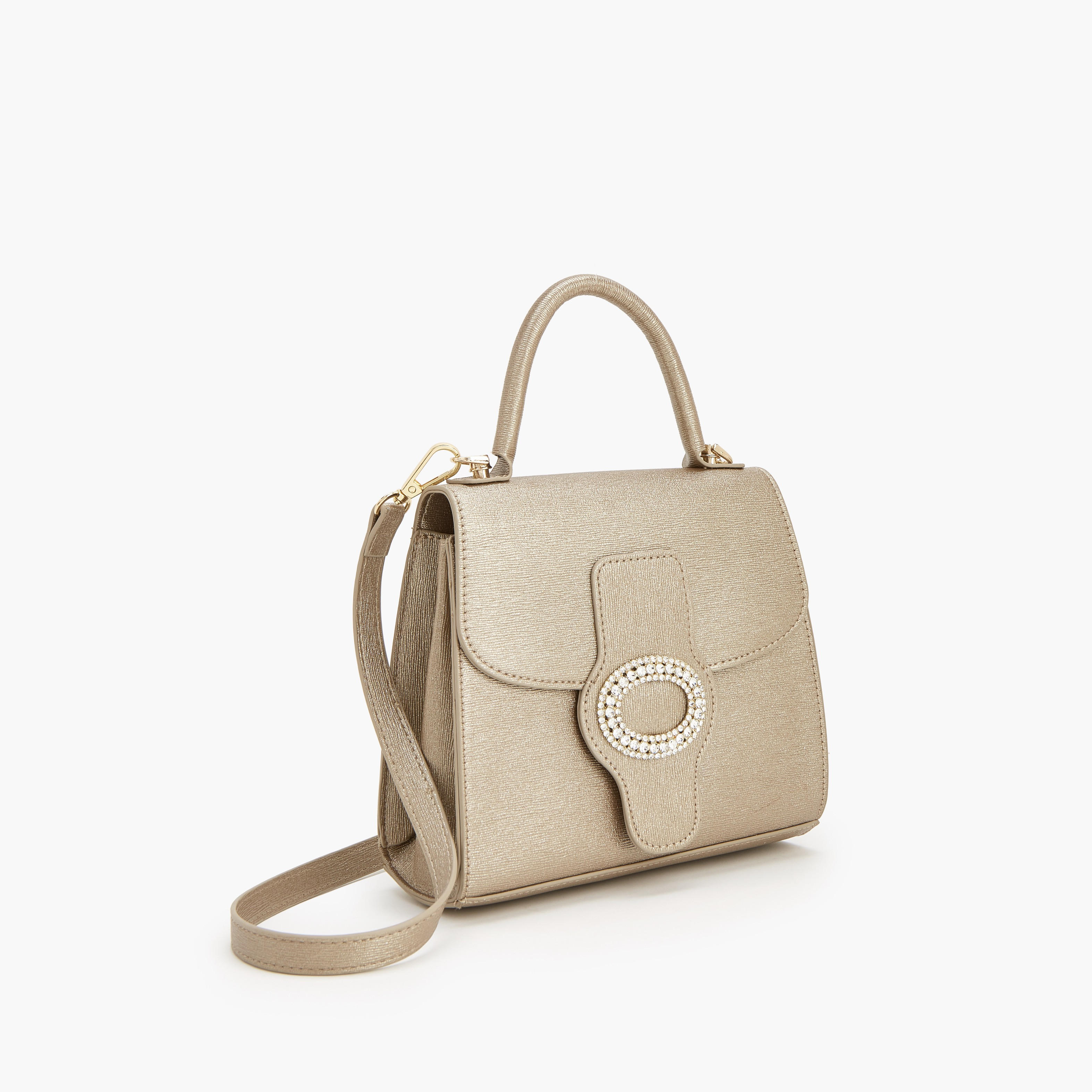 Flora Bella Embellished Satchel Bag with Detachable Strap-women-bagsandwallets-handbags-image-3