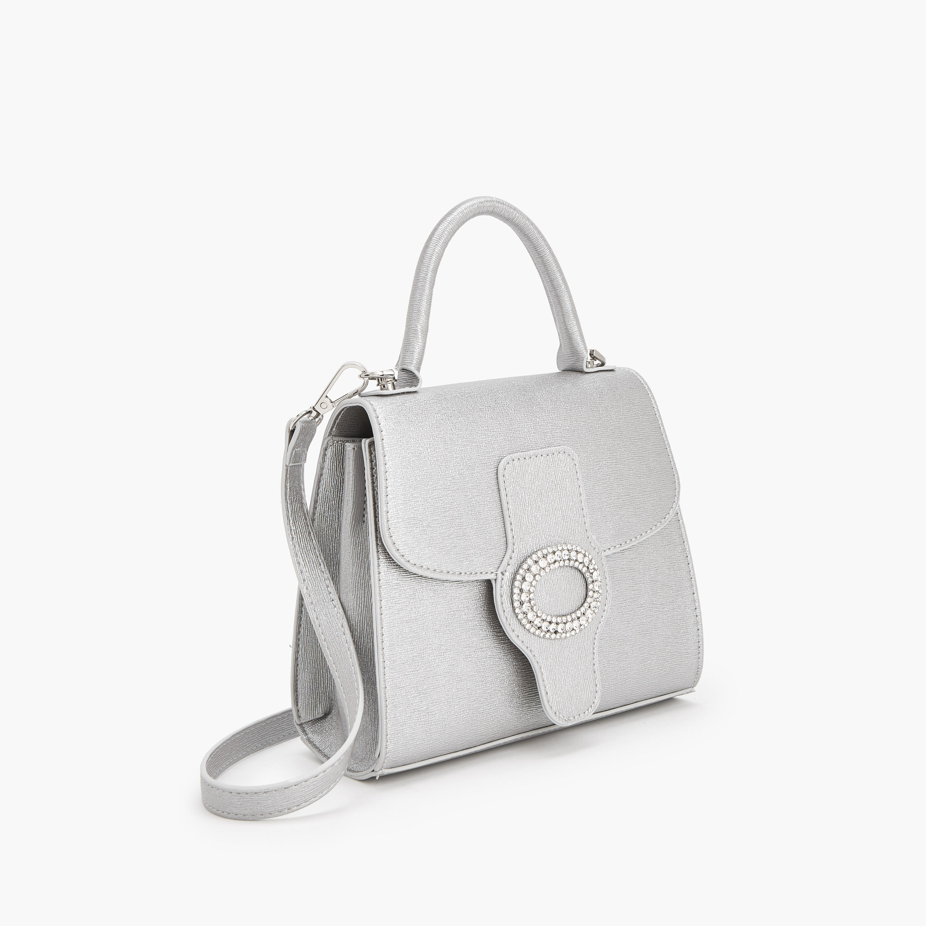 Flora Bella Embellished Satchel Bag with Detachable Strap-women-bagsandwallets-handbags-image-3