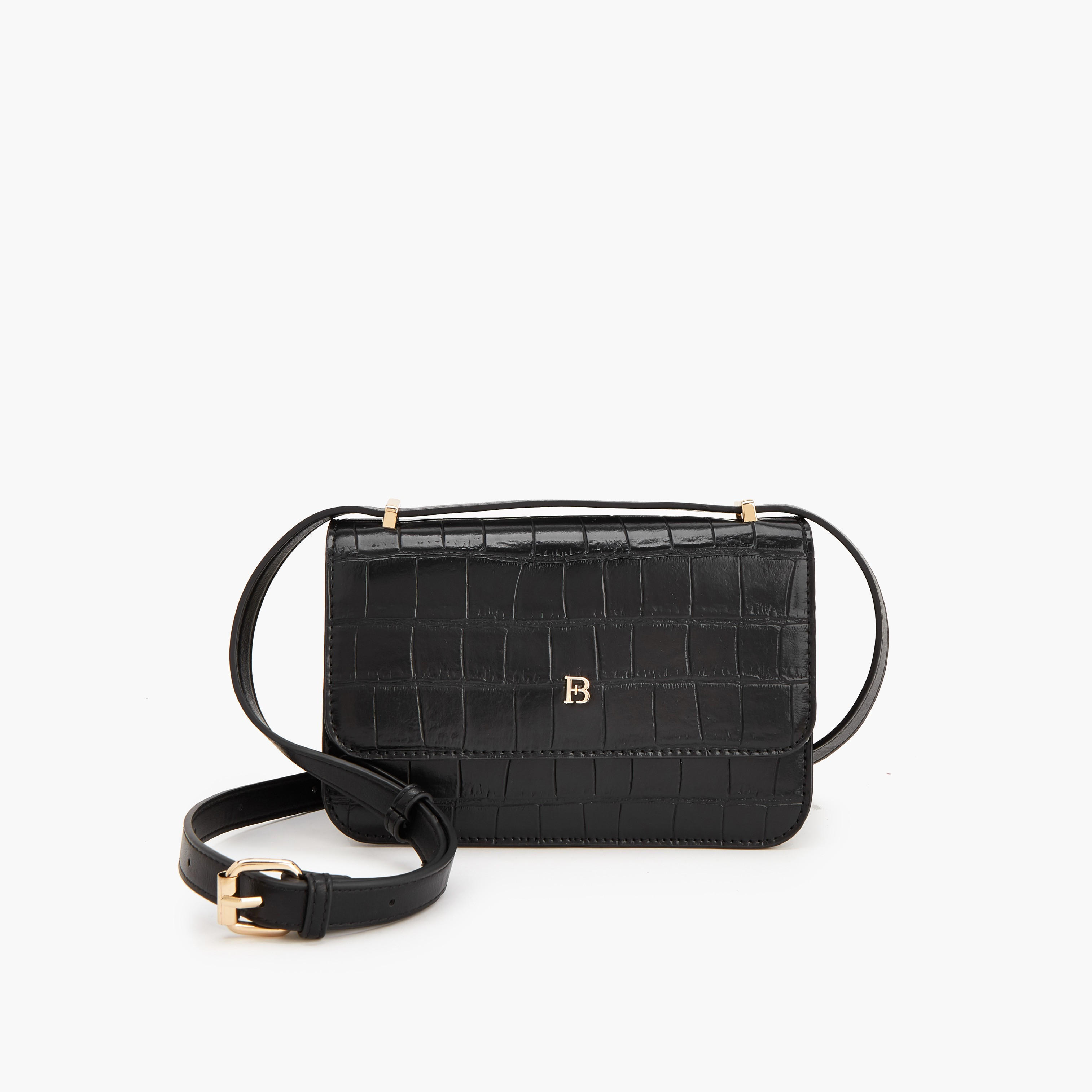 Flora Bella Textured Crossbody Bag with Adjustable Strap-women-bagsandwallets-handbags-image-1