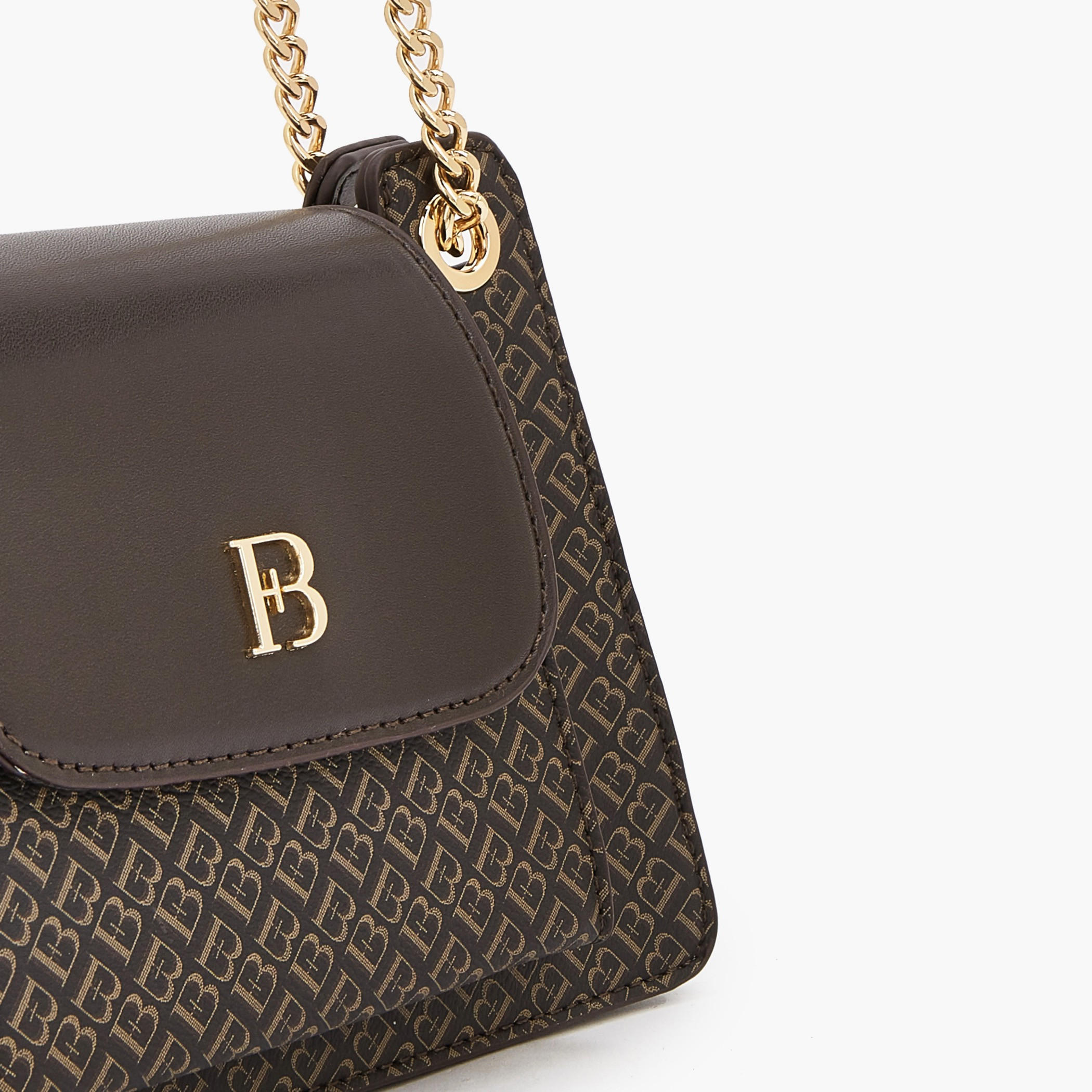 شنطة كروس بودي بطبعات مونوجرام بحزام سلسلة من فلورا بيلا-women-bagsandwallets-handbags-image-4