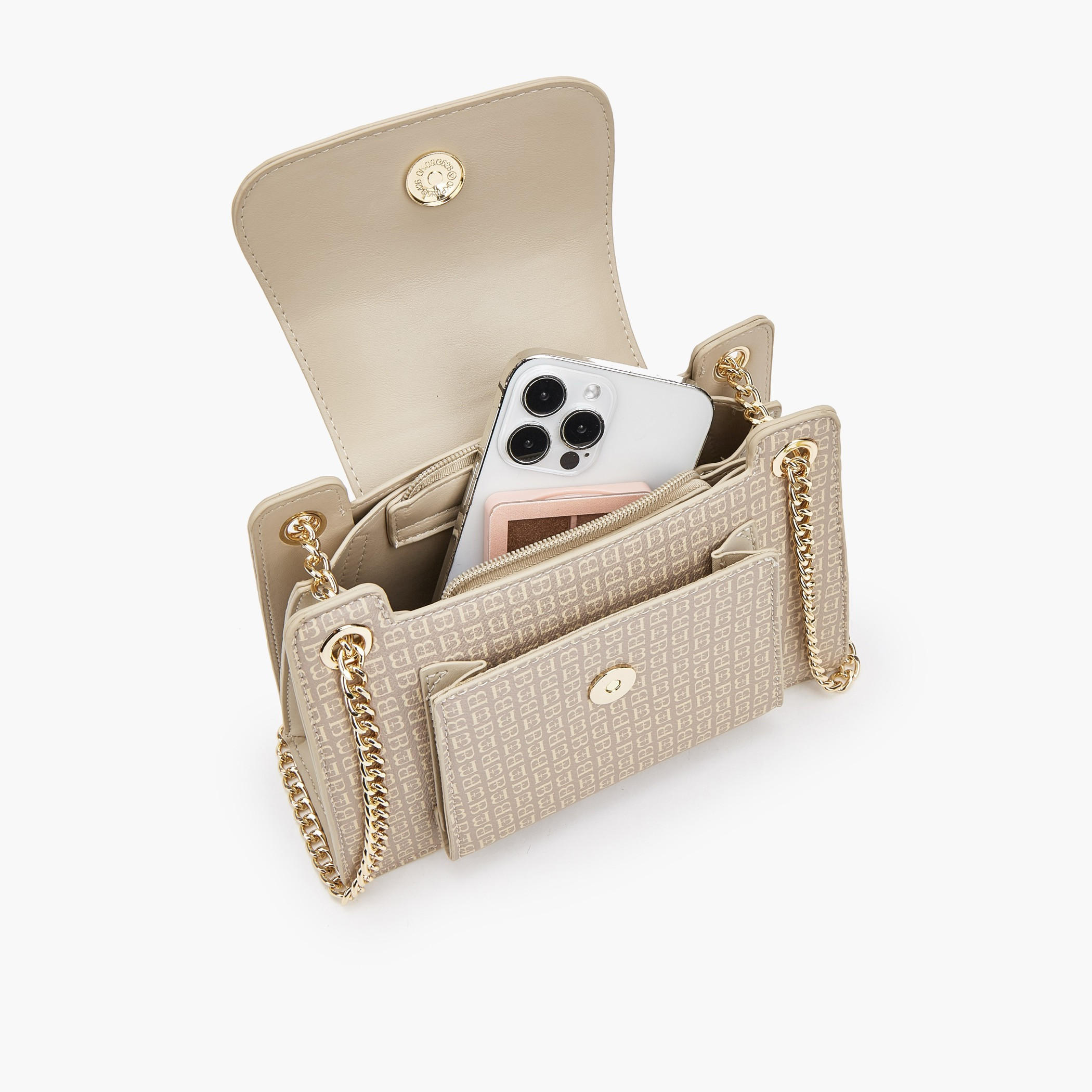 Flora Bella Monogram Print Crossbody Bag with Chain Strap-women-bagsandwallets-handbags-image-7