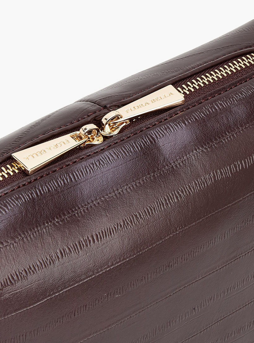 Flora Bella Textured Crossbody Bag with Chain Strap-women-bagsandwallets-handbags-image-4