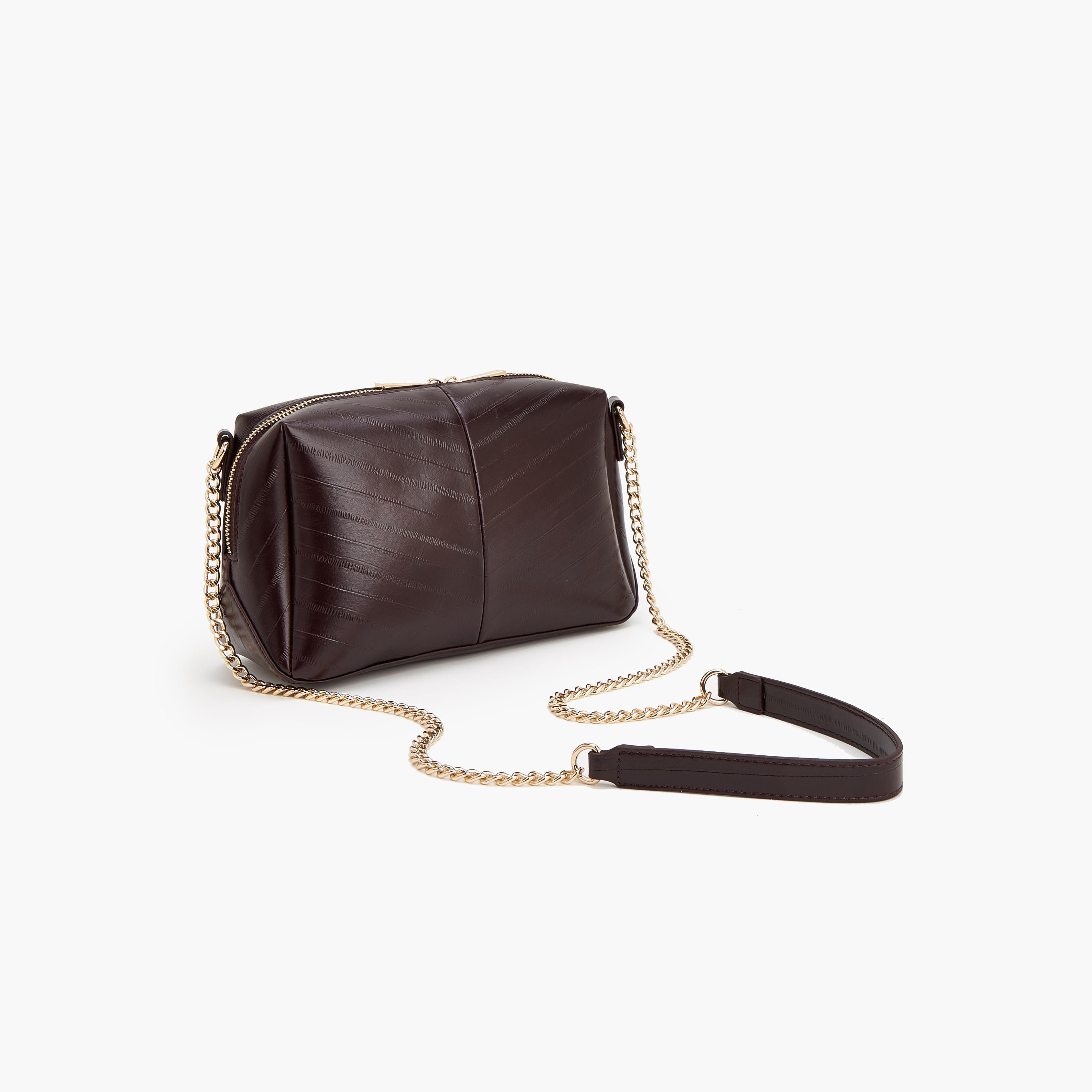 Flora Bella Textured Crossbody Bag with Chain Strap-women-bagsandwallets-handbags-image-5
