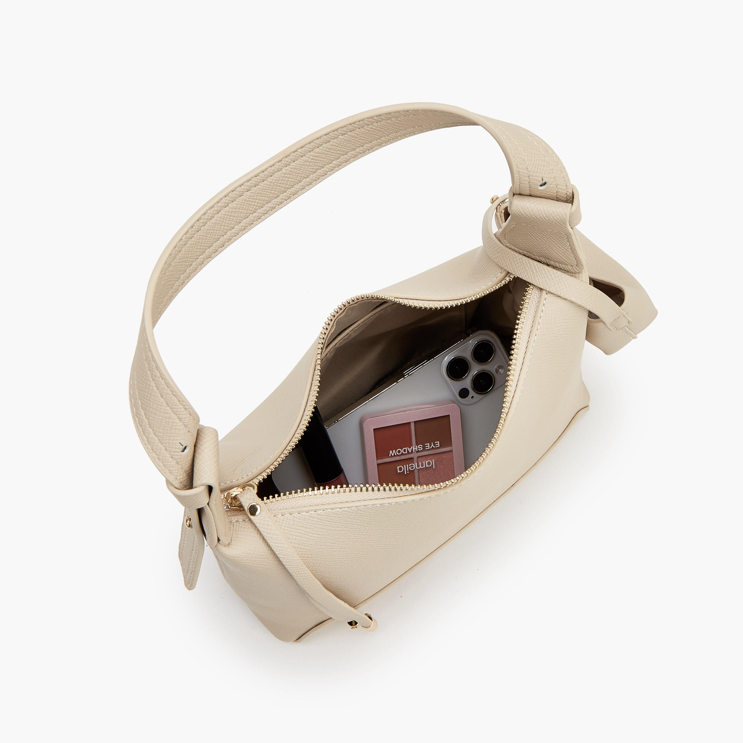 Flora Bella Textured Shoulder Bag with Pouch-women-bagsandwallets-handbags-image-7