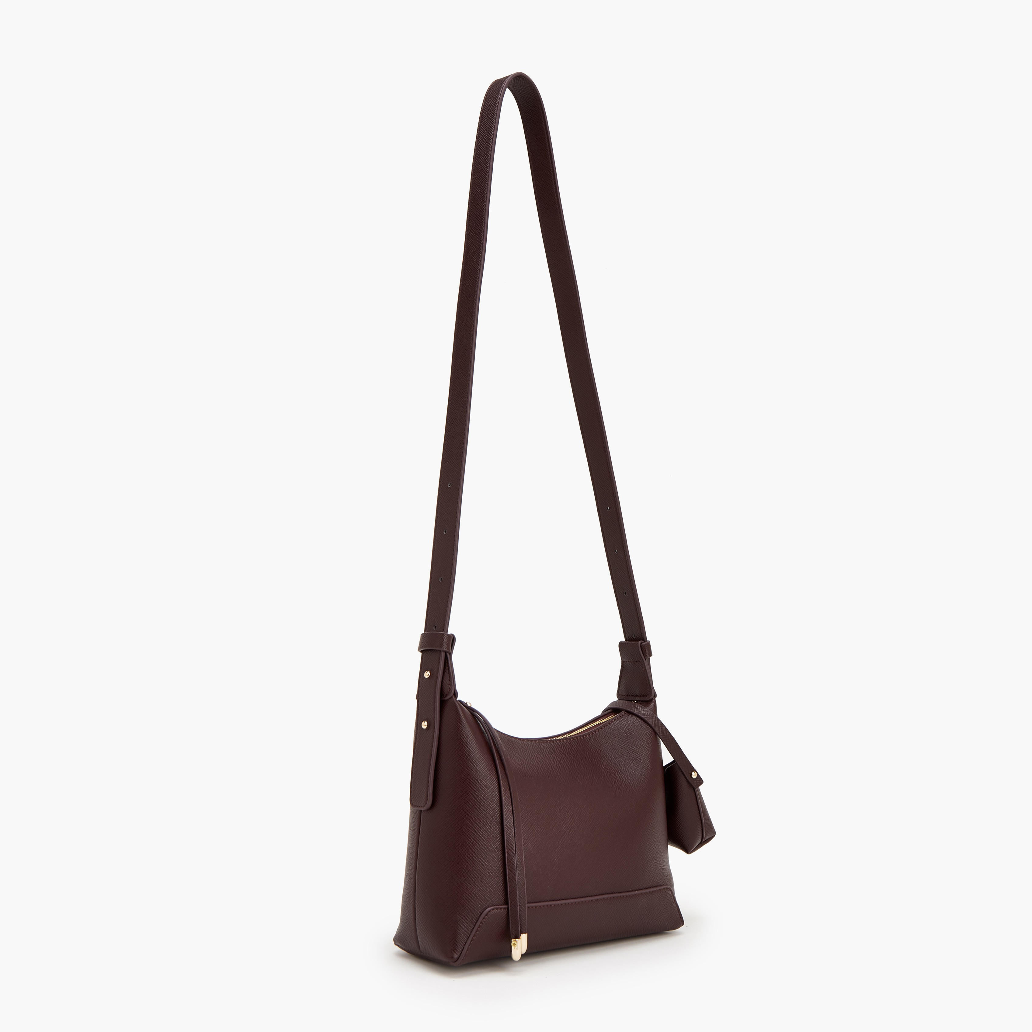Flora Bella Textured Shoulder Bag with Pouch-women-bagsandwallets-handbags-image-2