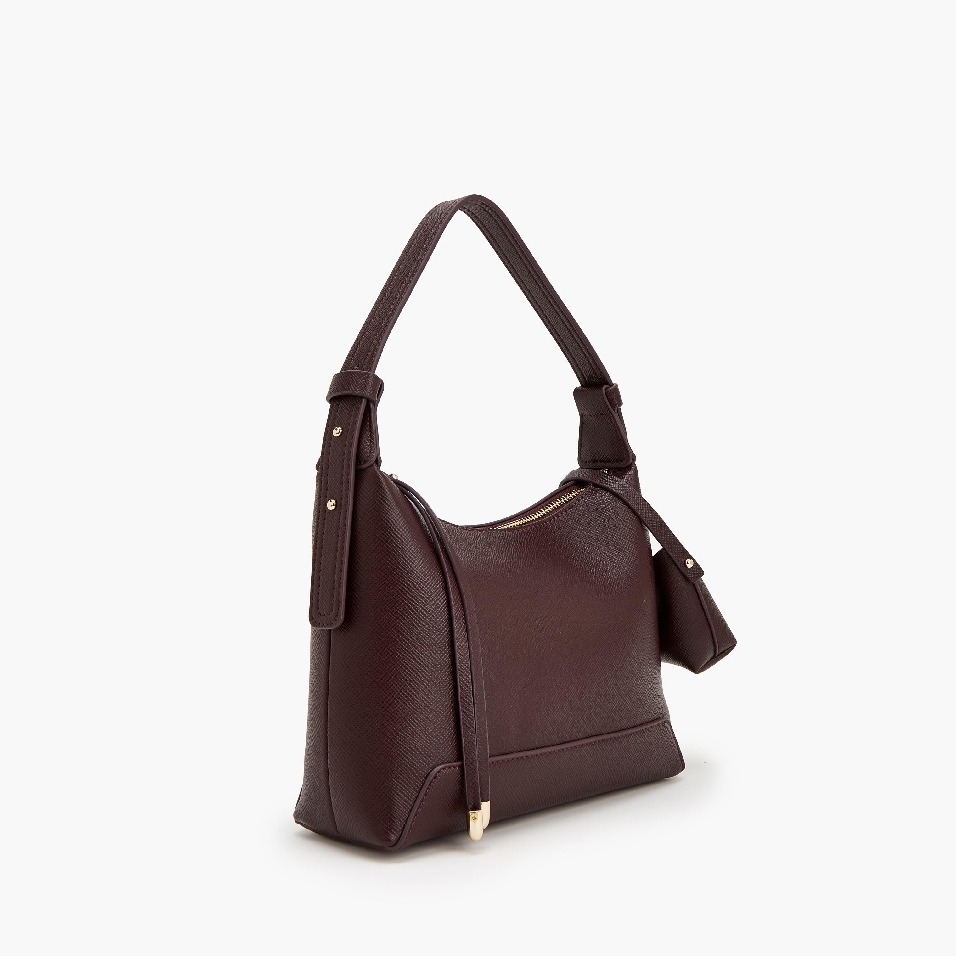 Flora Bella Textured Shoulder Bag with Pouch-women-bagsandwallets-handbags-image-3