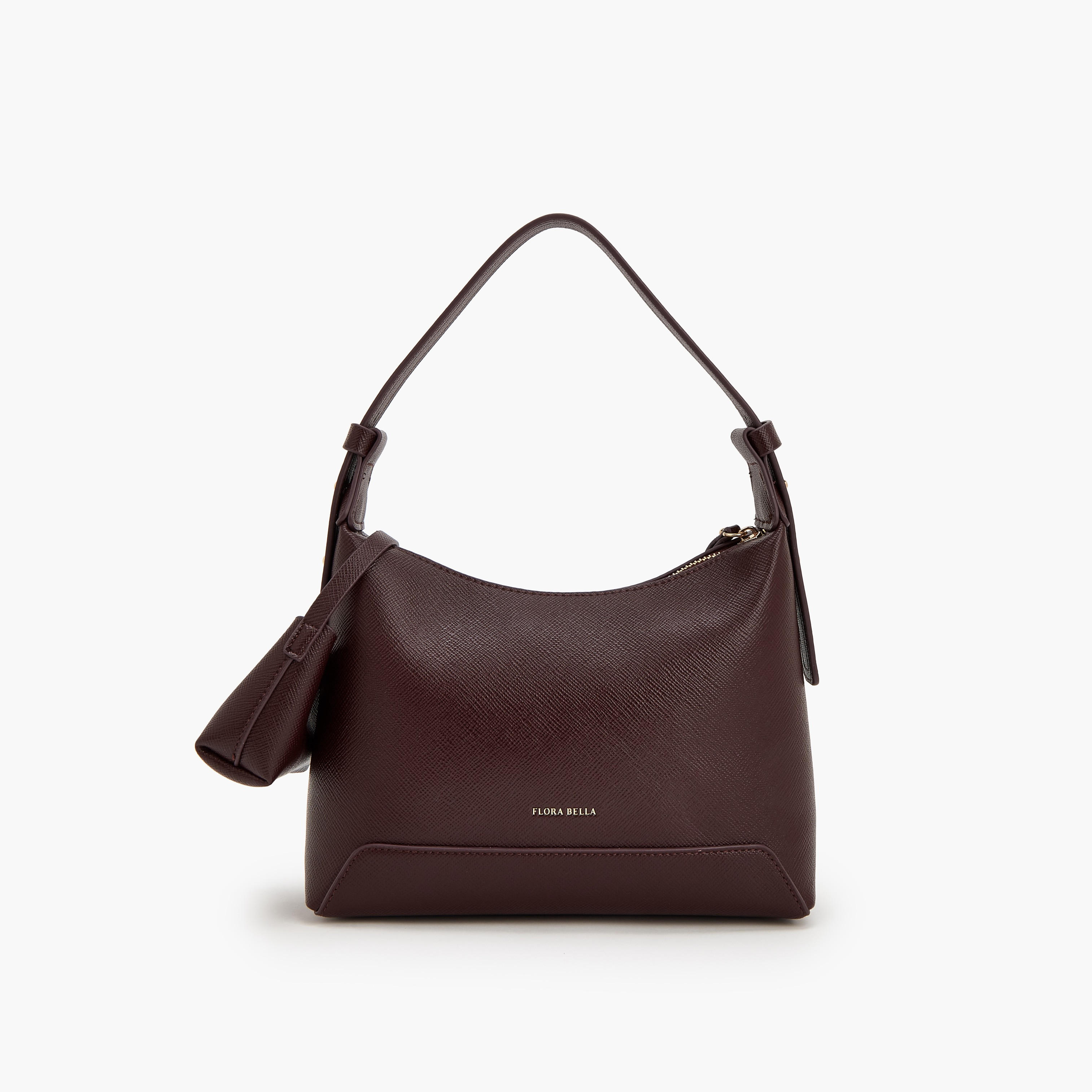 Flora Bella Textured Shoulder Bag with Pouch-women-bagsandwallets-handbags-image-5