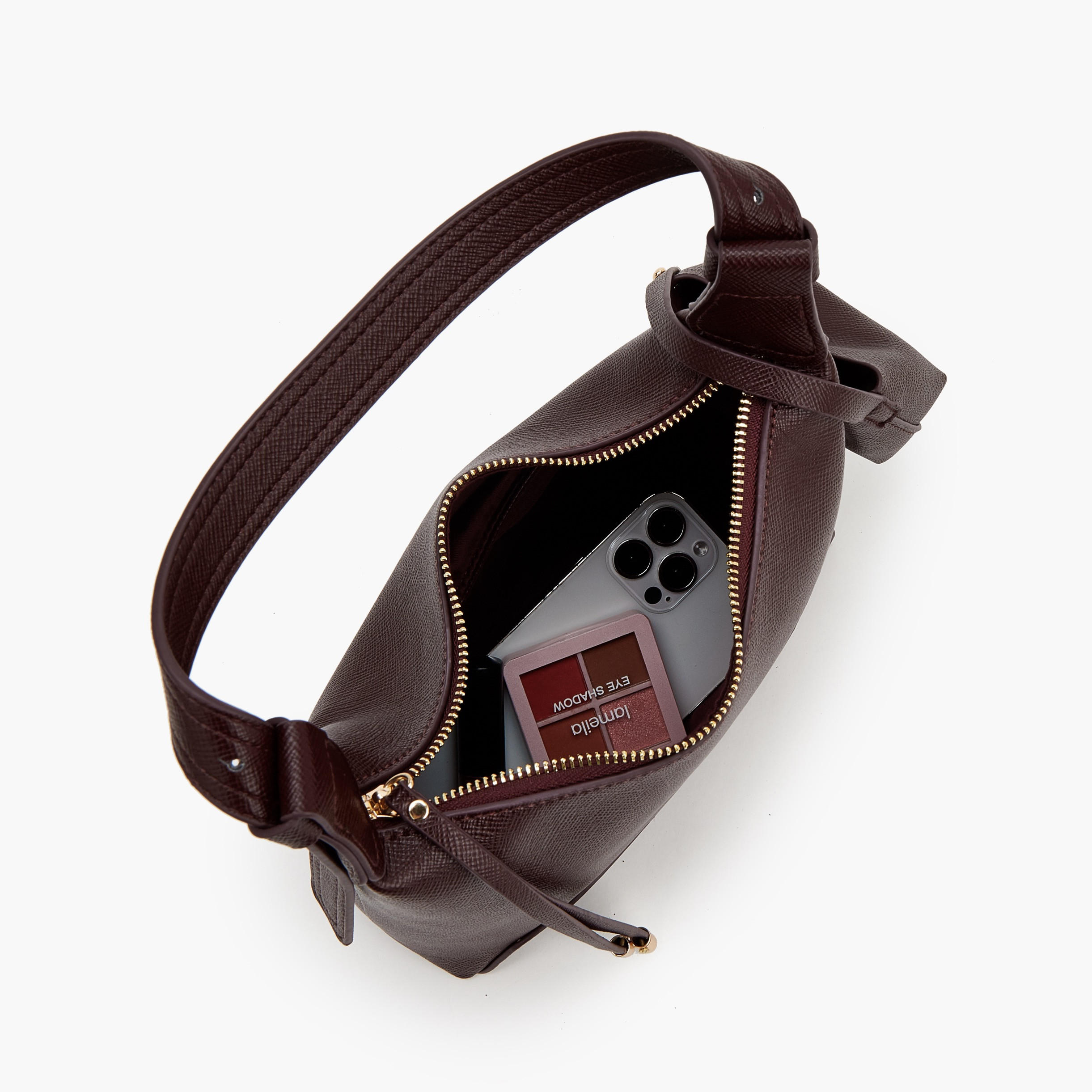 Flora Bella Textured Shoulder Bag with Pouch-women-bagsandwallets-handbags-image-7