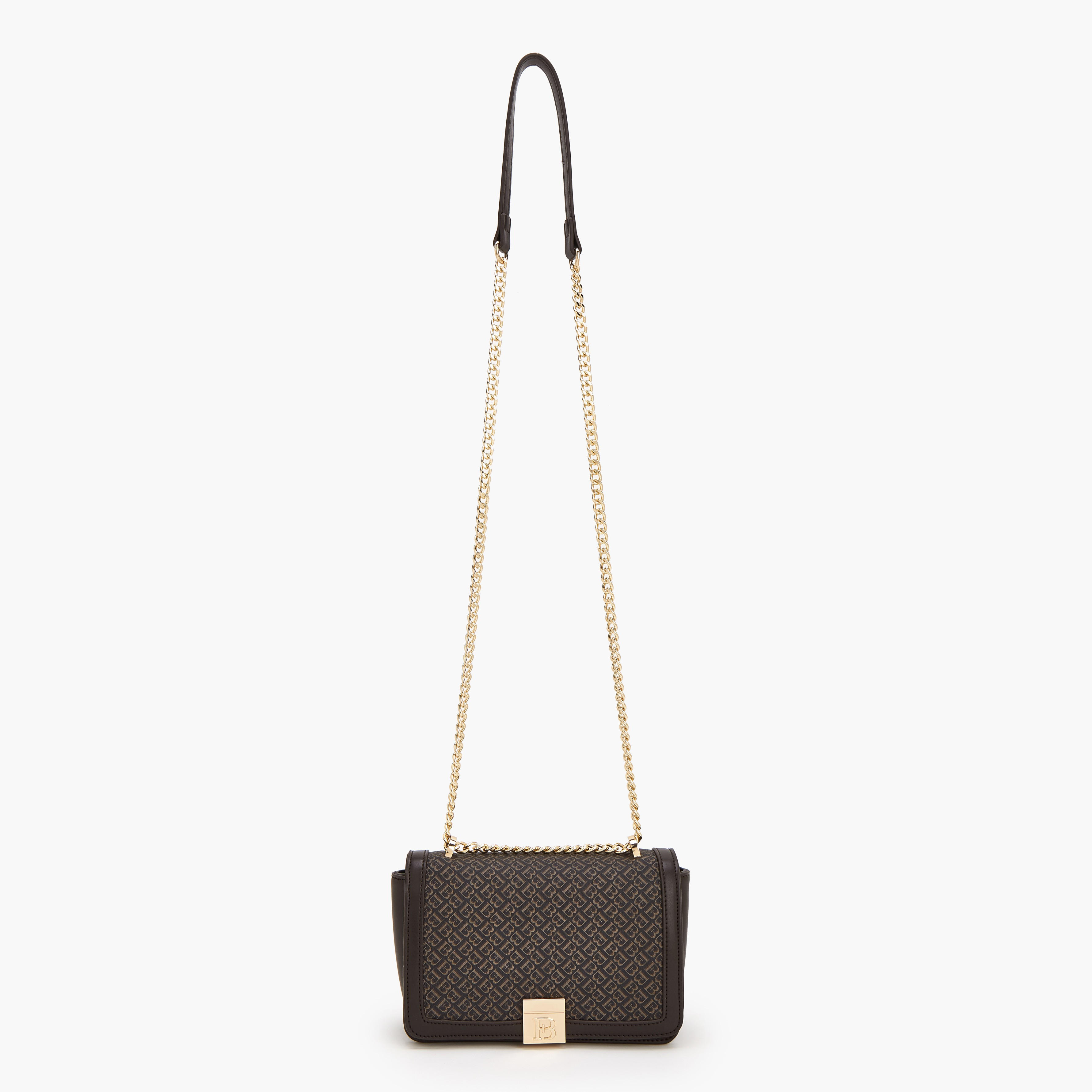 Flora Bella Monogram Print Crossbody Bag with Chain Strap-women-bagsandwallets-handbags-image-2