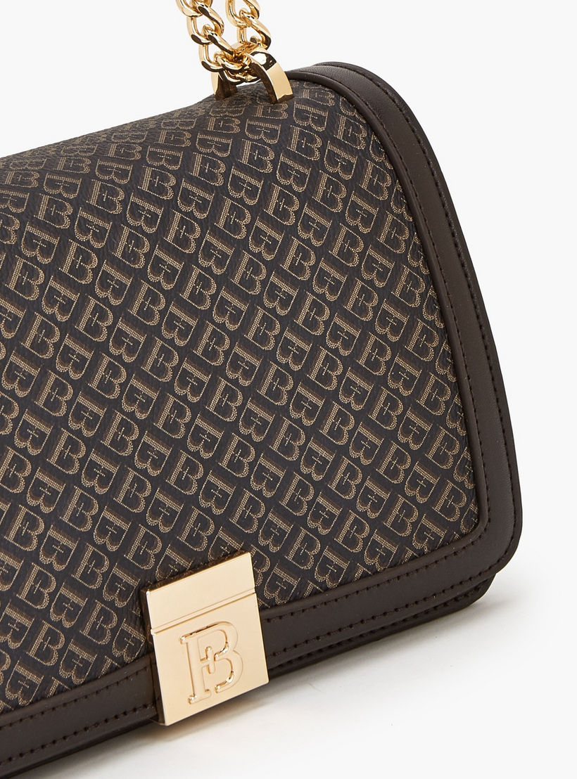 Flora Bella Monogram Print Crossbody Bag with Chain Strap-women-bagsandwallets-handbags-image-4