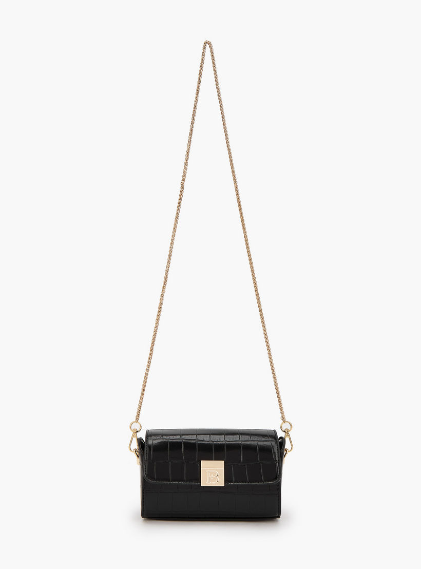 شنطة كروس بودي بارزة الملمس مع حزام سلسلة من فلورا بيلا-women-bagsandwallets-handbags-image-2