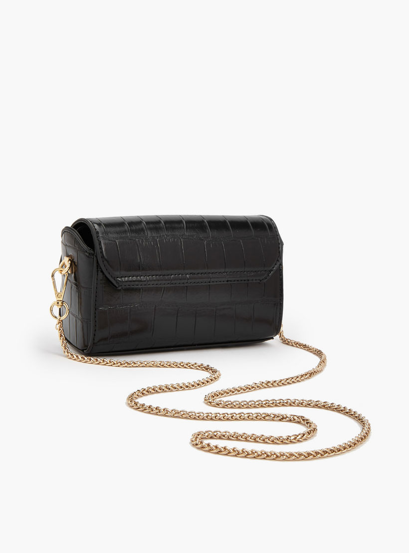 شنطة كروس بودي بارزة الملمس مع حزام سلسلة من فلورا بيلا-women-bagsandwallets-handbags-image-5