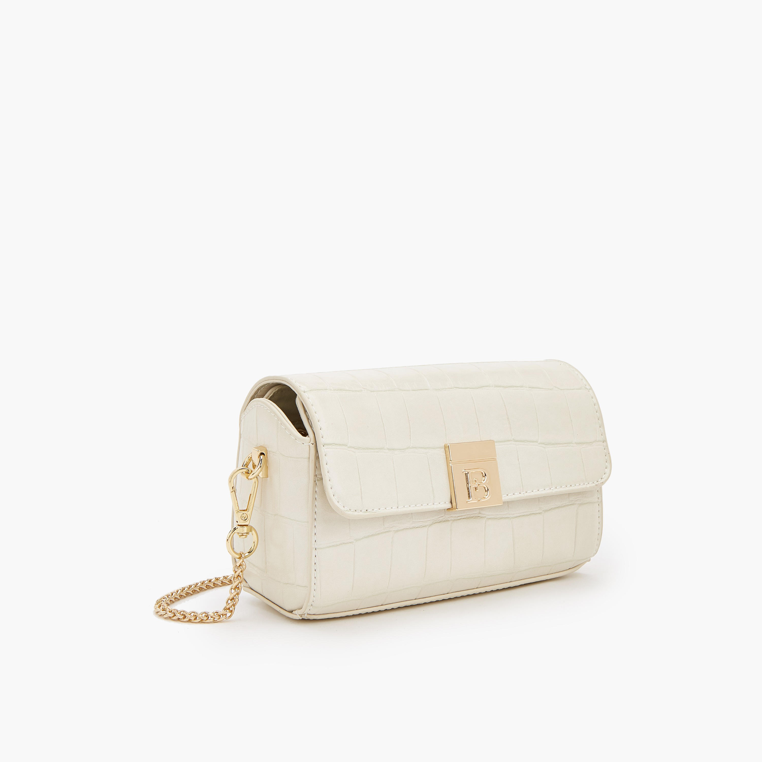 Flora Bella Textured Crossbody Bag with Chain Strap-women-bagsandwallets-handbags-image-3