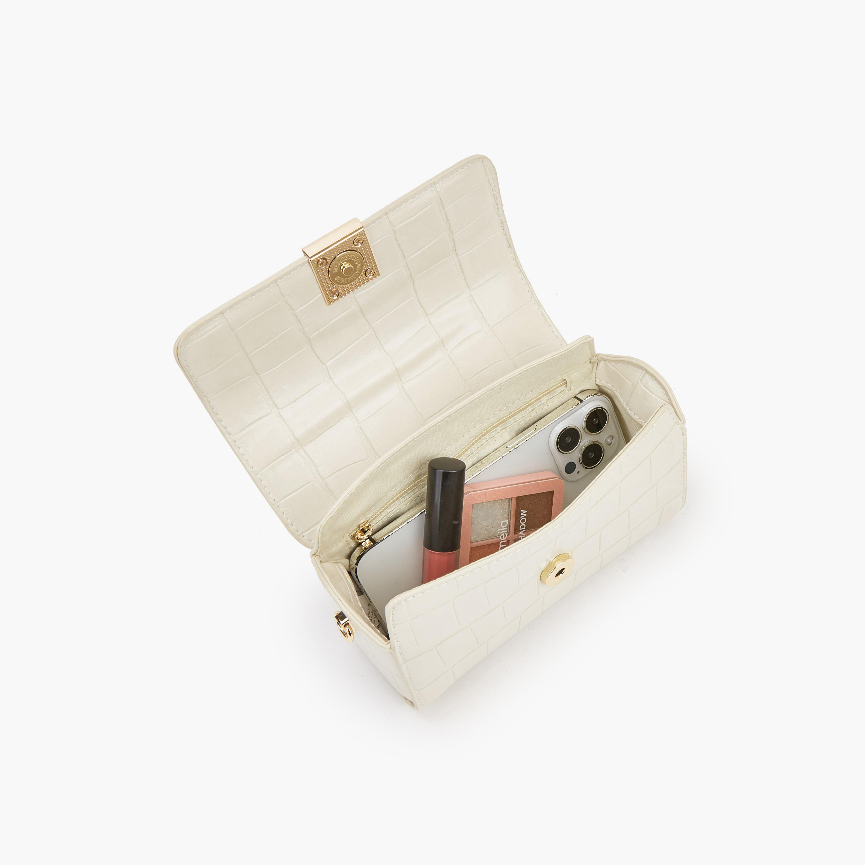 Flora Bella Textured Crossbody Bag with Chain Strap-women-bagsandwallets-handbags-image-7