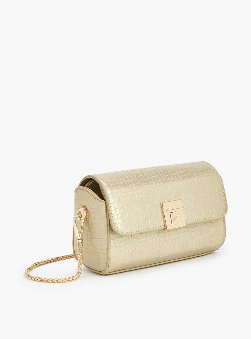 Flora Bella Textured Crossbody Bag with Chain Strap-women-bagsandwallets-handbags-image-5