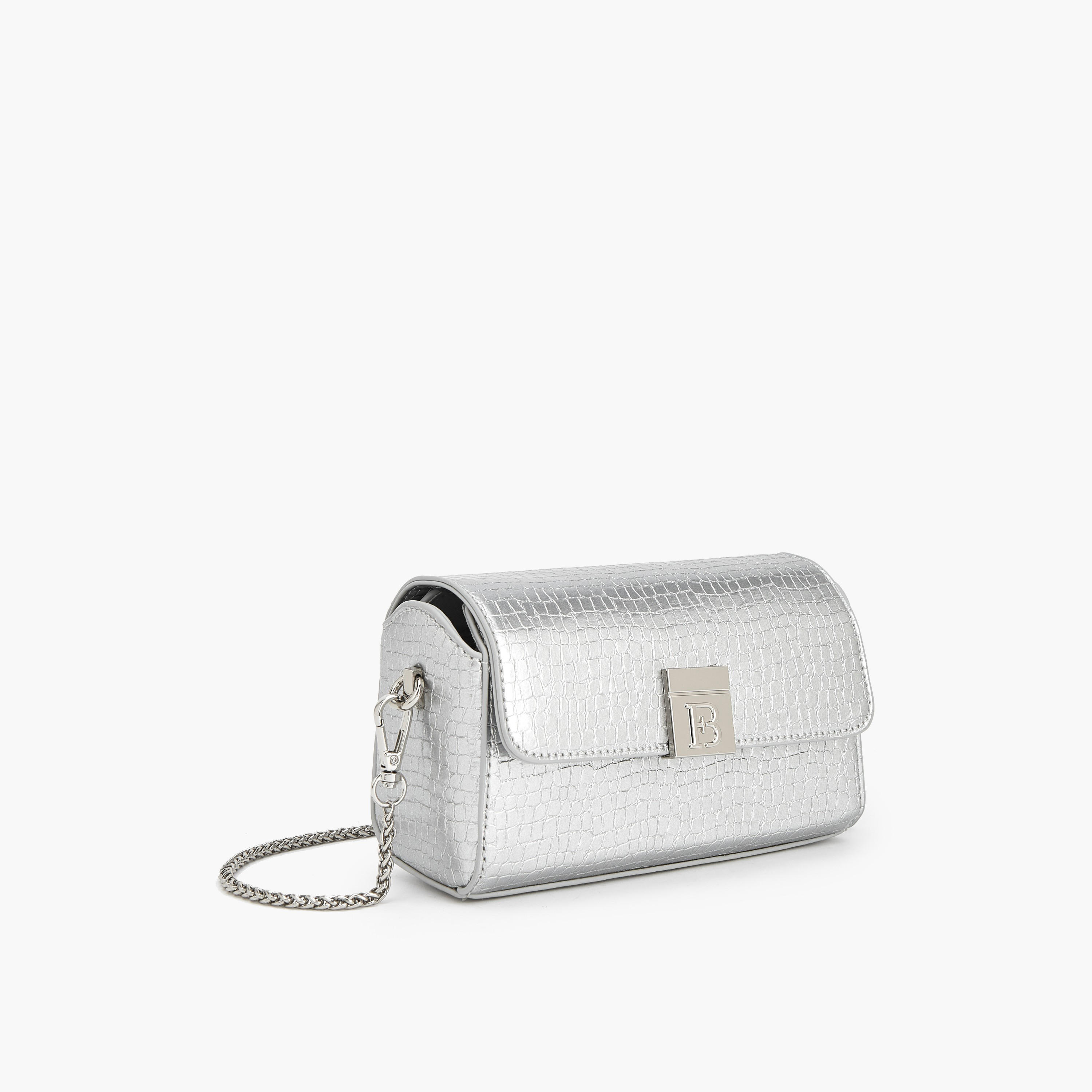 شنطة كروس بودي بارزة الملمس مع حزام سلسلة من فلورا بيلا-women-bagsandwallets-handbags-image-4