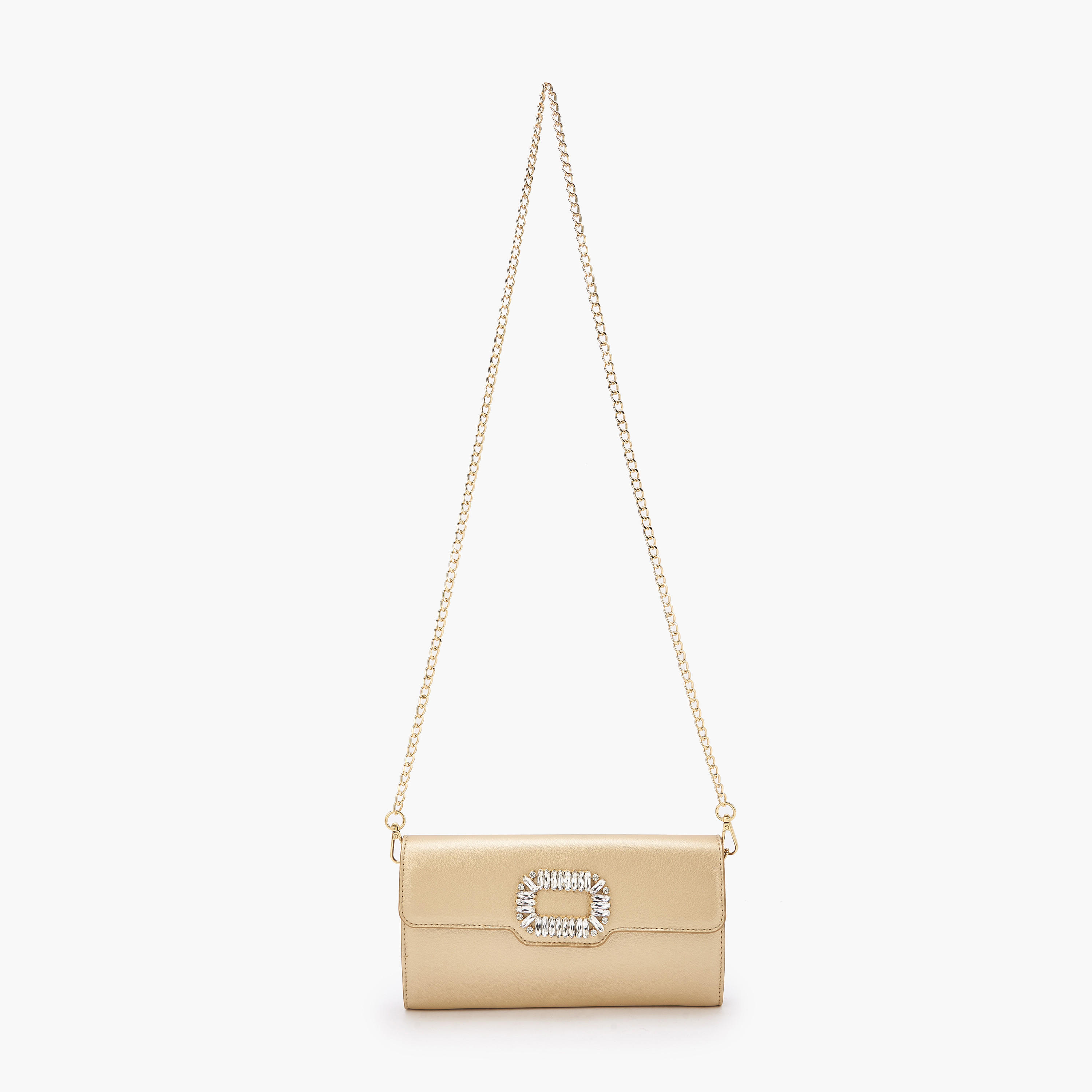 شنطة كلاتش مزينة بحزام سلسلة قابل للفصل من فلورا بيلا-women-bagsandwallets-handbags-image-2