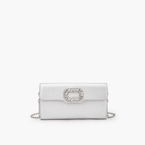Flora Bella Embellished Clutch with Detachable Chain Strap-women-image-1