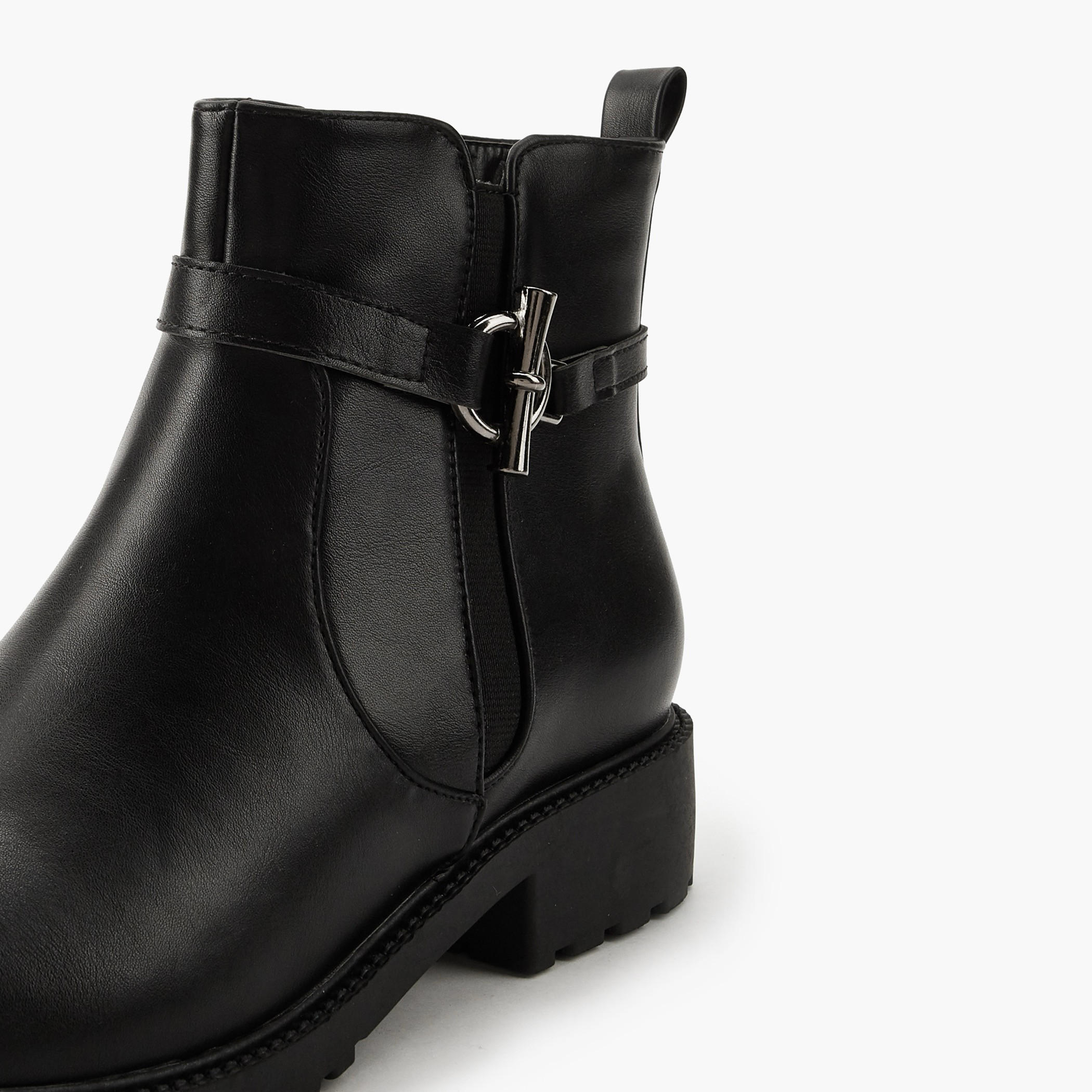 Flora Bella Women Buckle Detail Ankle Boots-women-shoes-boots-image-4