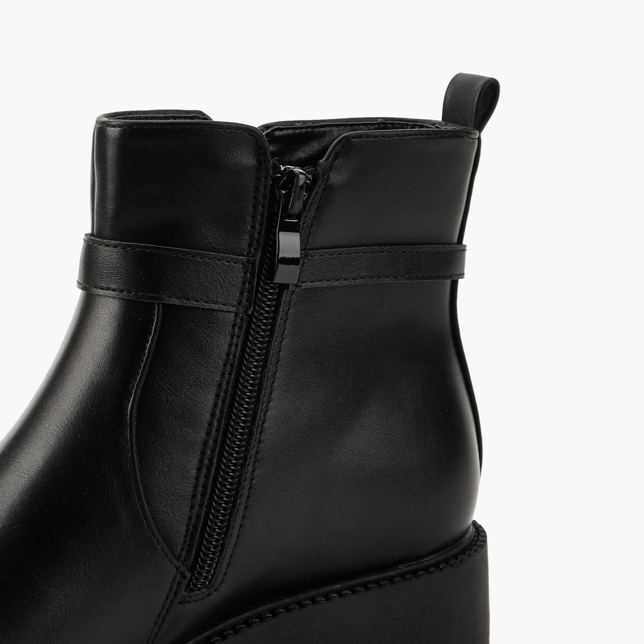 Flora Bella Women Buckle Detail Ankle Boots-women-shoes-boots-image-5