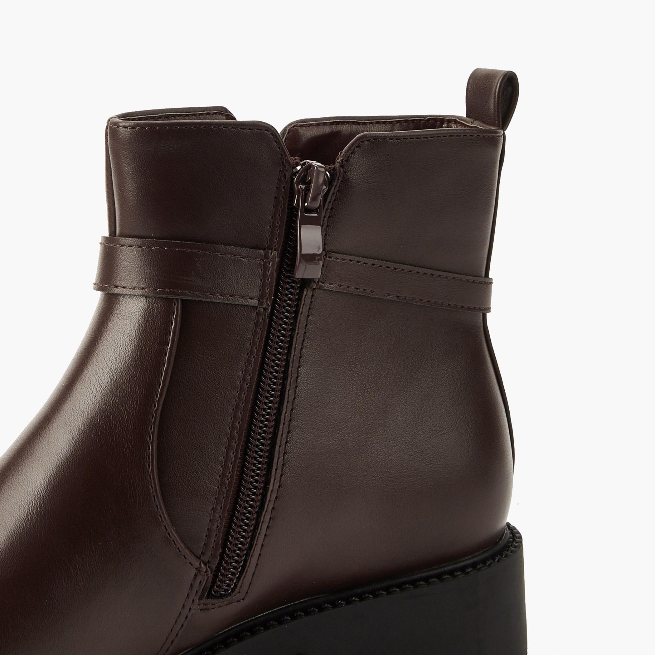 Flora Bella Women Buckle Detail Ankle Boots-women-shoes-boots-image-5