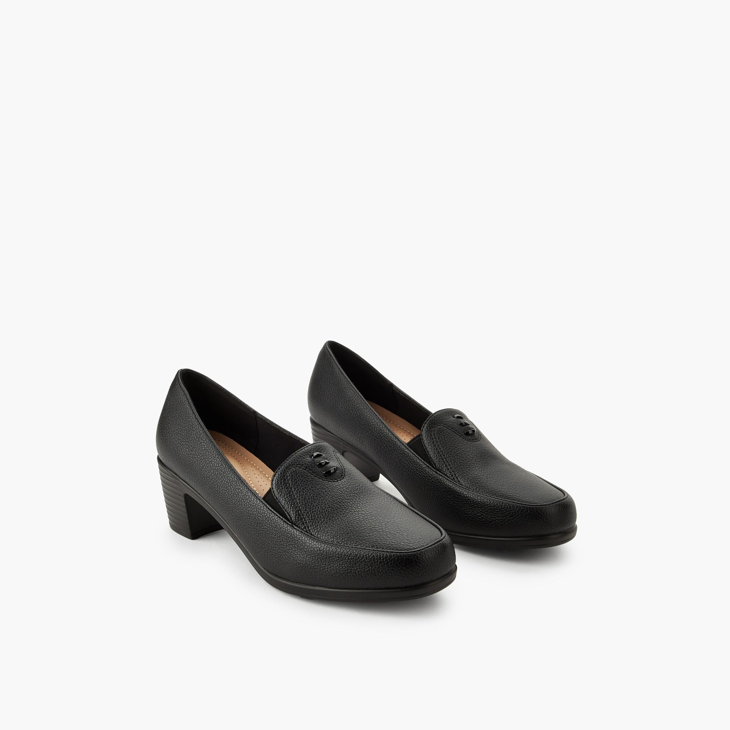 Flora Bella Women Block Heel Loafers-women-shoes-heels-image-1
