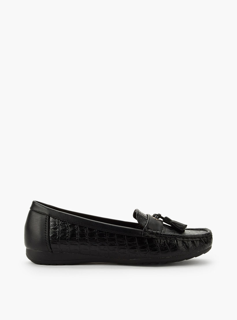 حذاء موكاسين بزينة شرّابة للنساء من فلورا بيلا-women-shoes-flats-moccasins-image-3